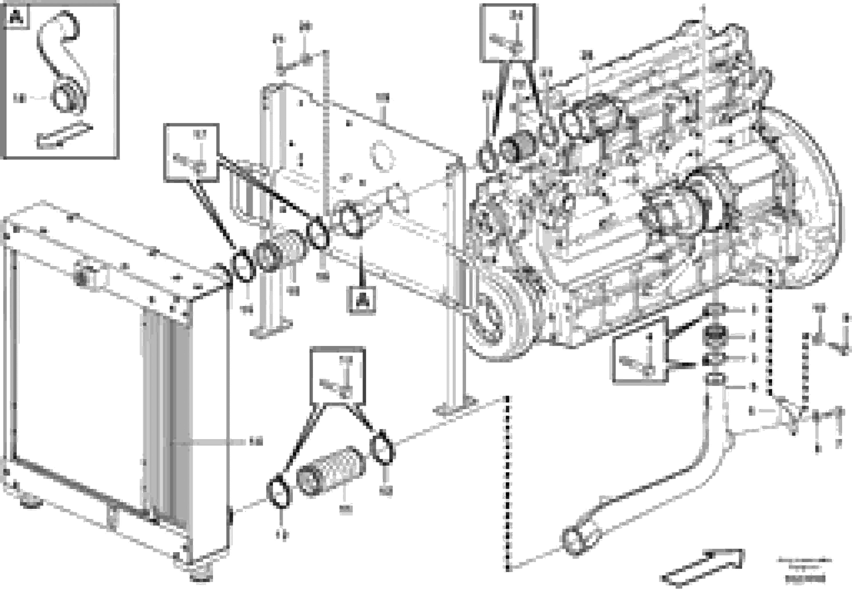 Схема запчастей Volvo L60F - 35516 Intercooler L60F