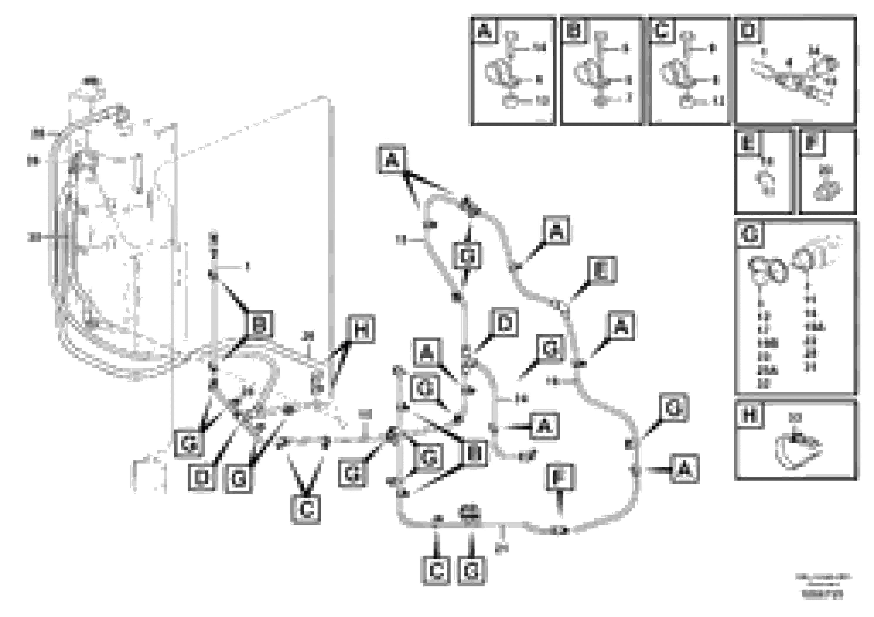 Схема запчастей Volvo L60F - 102397 Fire suppression system L60F