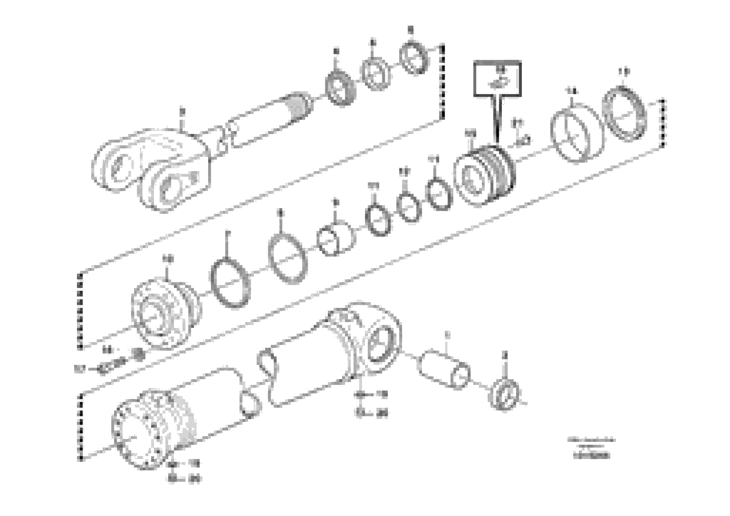 Схема запчастей Volvo L70F - 74172 Гидроцилиндр (цилиндр) подъемный L70F