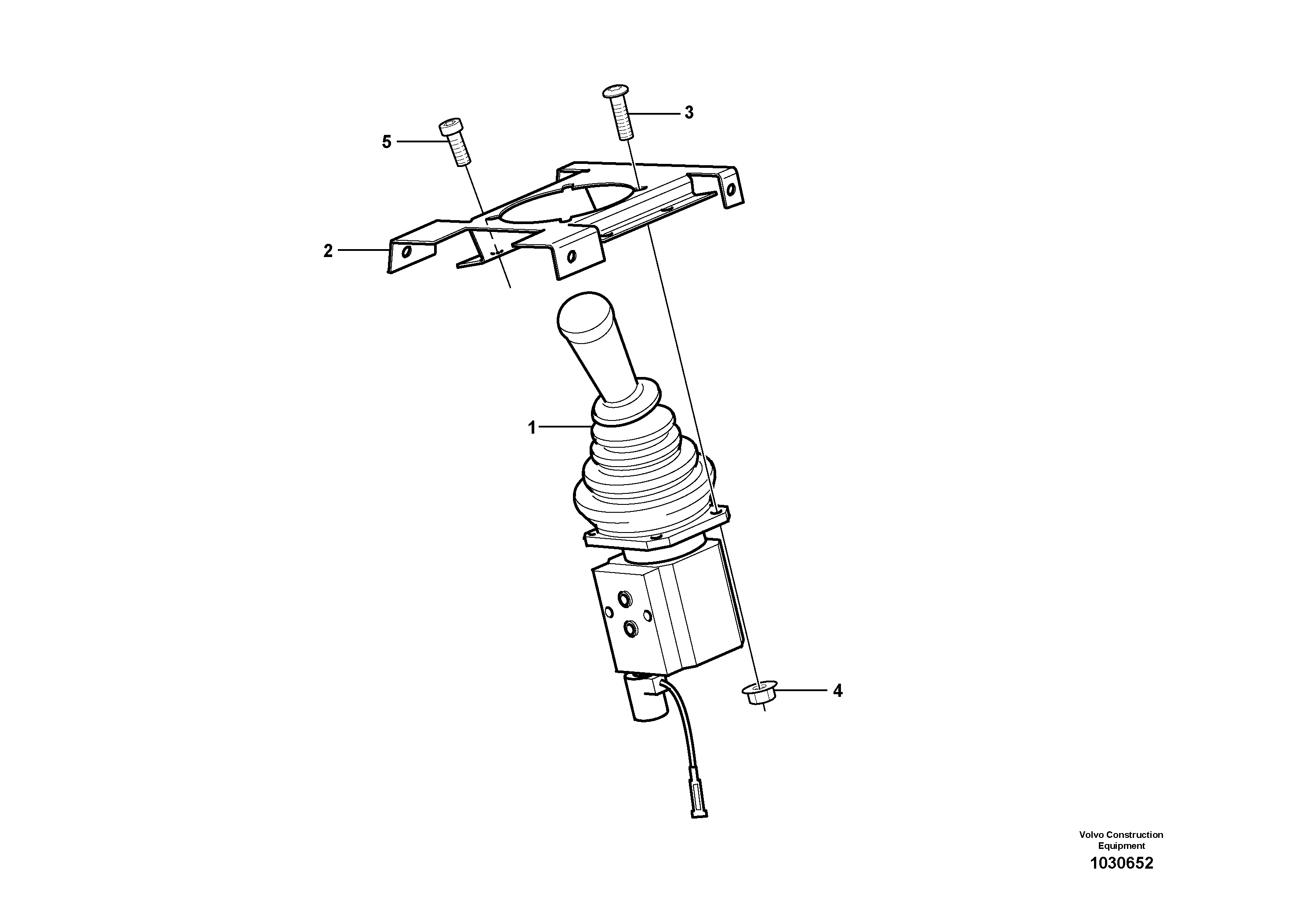 Схема запчастей Volvo L110F - 18860 Servo valve with fitting parts L110F