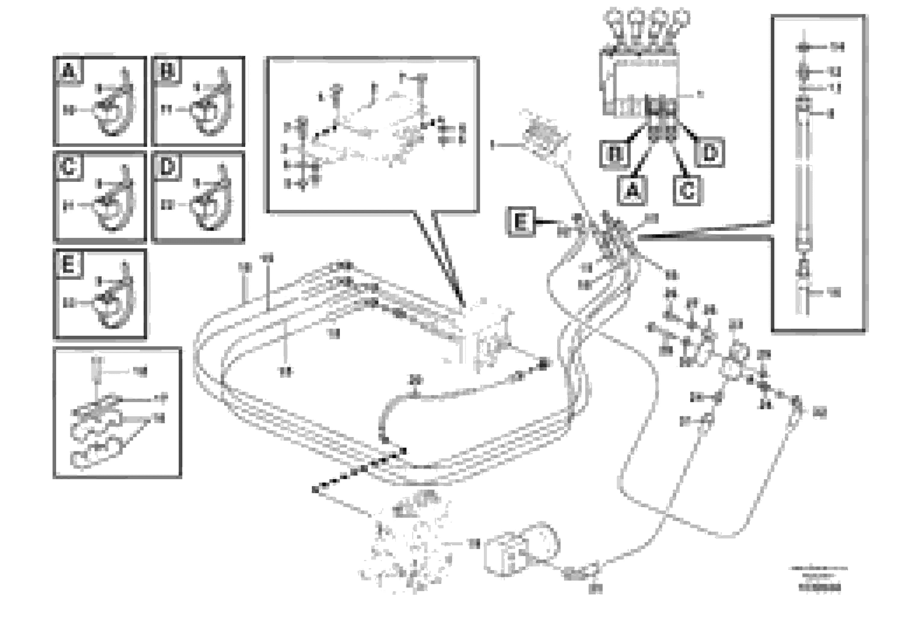 Схема запчастей Volvo L110F - 96208 Hydraulic Control 3rd-4th L110F