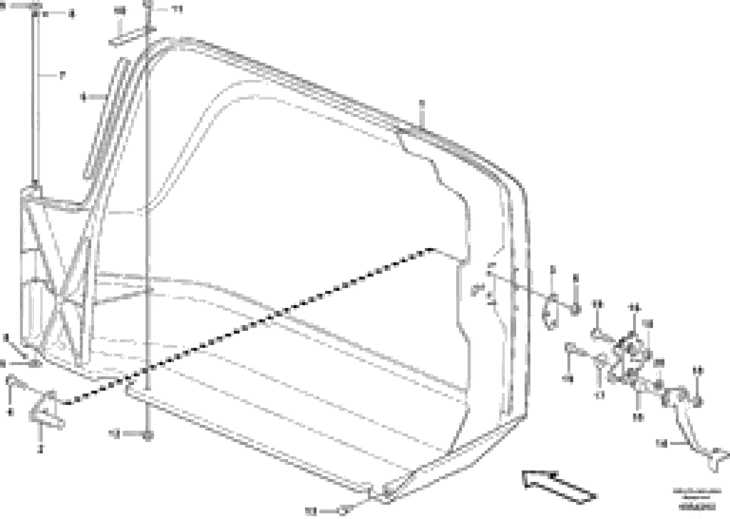 Схема запчастей Volvo L110F - 45127 Filter cover L110F