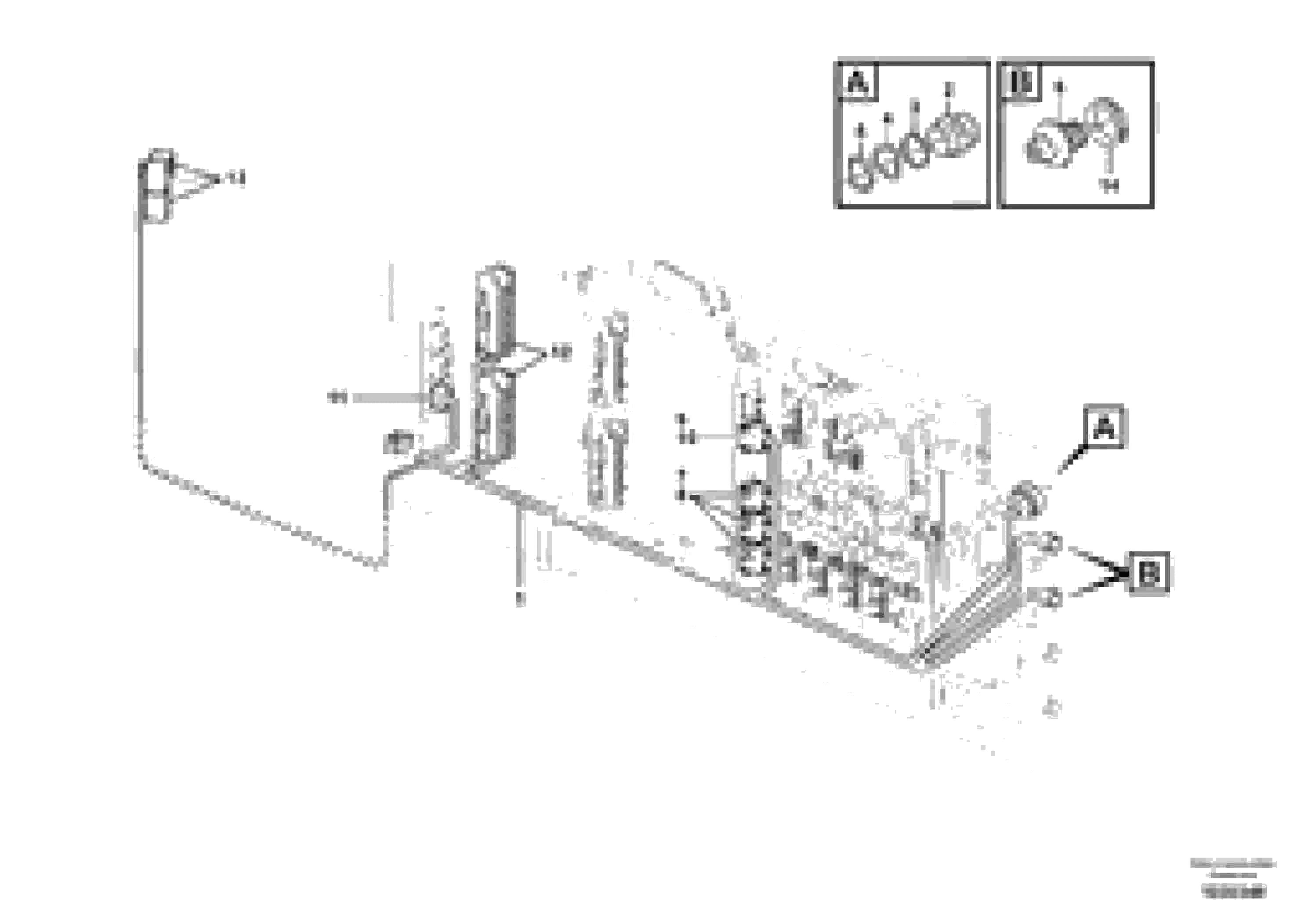 Схема запчастей Volvo L120F - 88192 Cable harness, el.hydraulic servo L120F