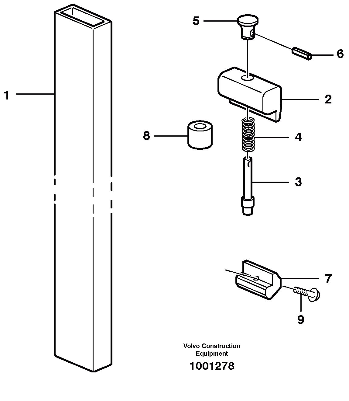 Схема запчастей Volvo L120F - 85880 Loading support ATTACHMENTS ATTACHMENTS WHEEL LOADERS GEN. F