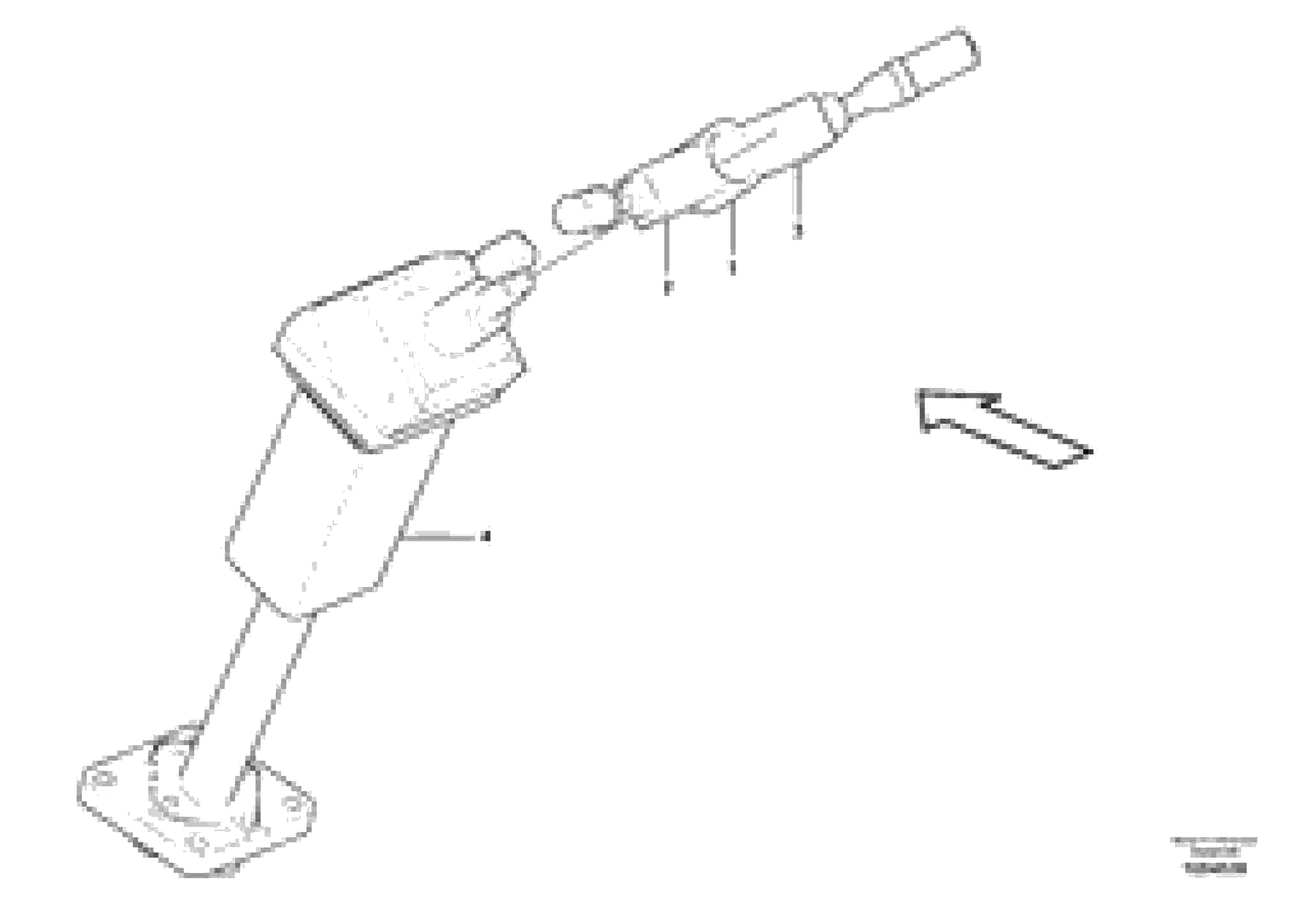 Схема запчастей Volvo L120F - 104493 Steering column with fitting parts L120F