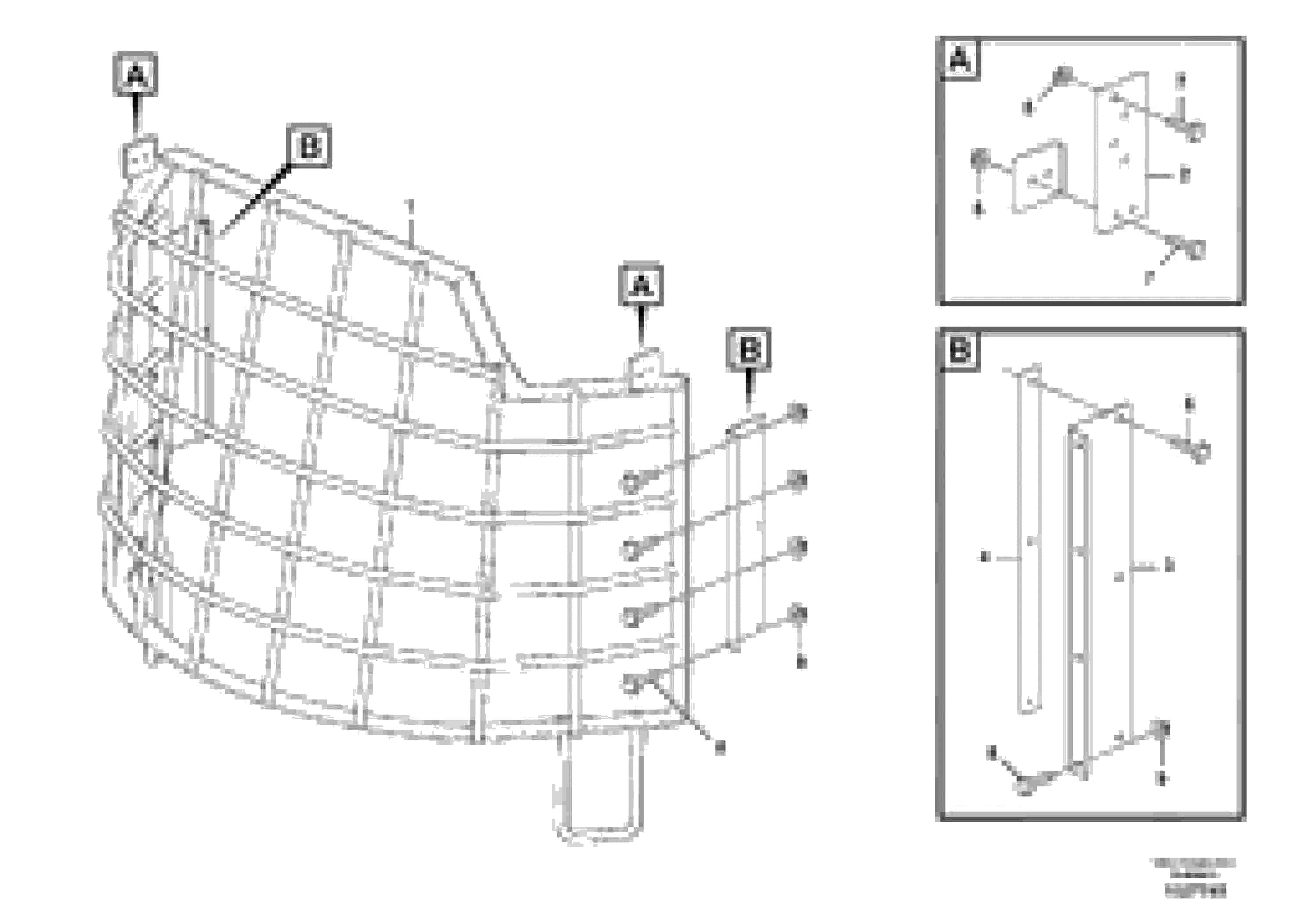 Схема запчастей Volvo L120F - 23674 Windshild guard for windshield L120F