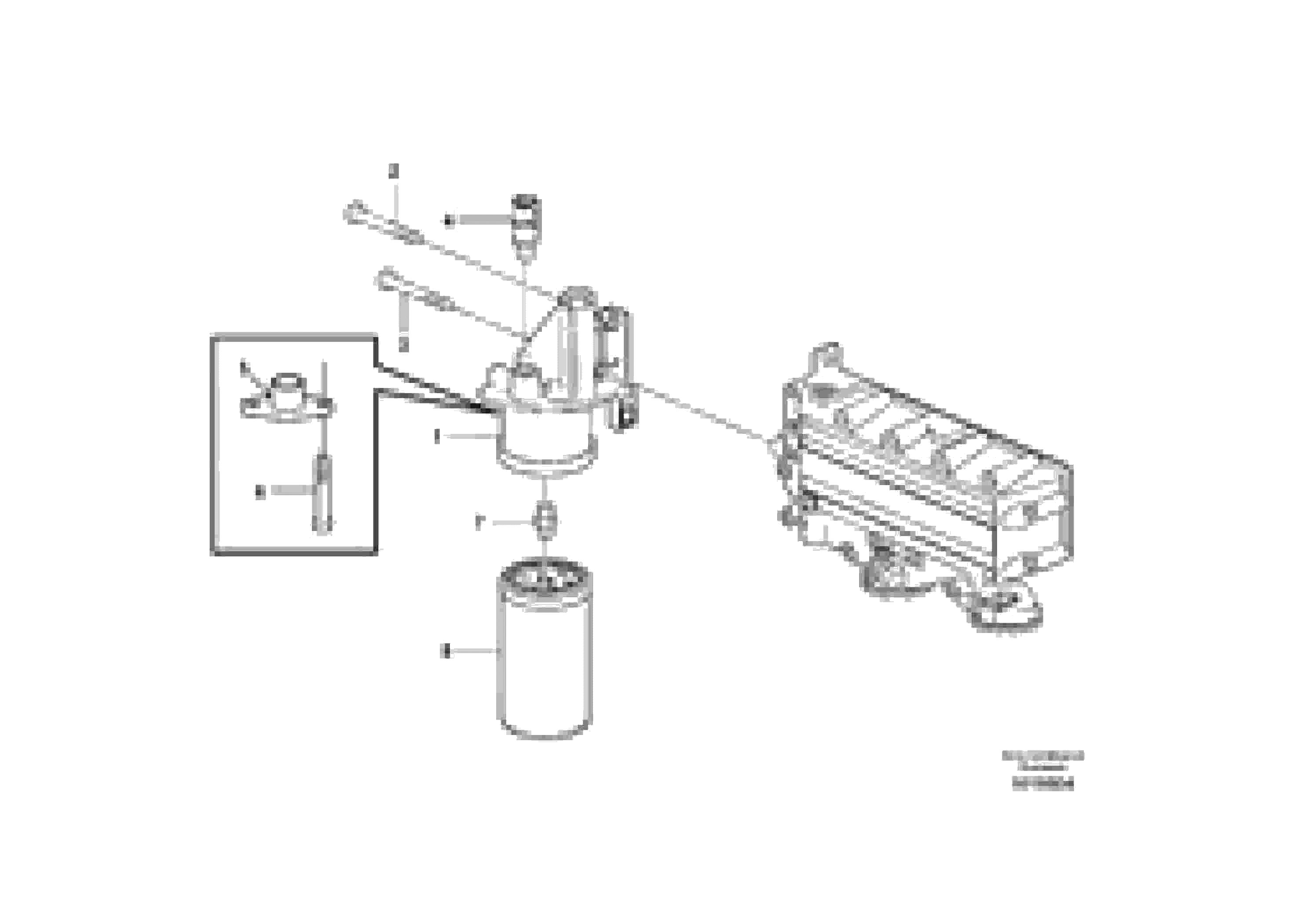 Схема запчастей Volvo L120F - 13708 Фильтр топливный L120F