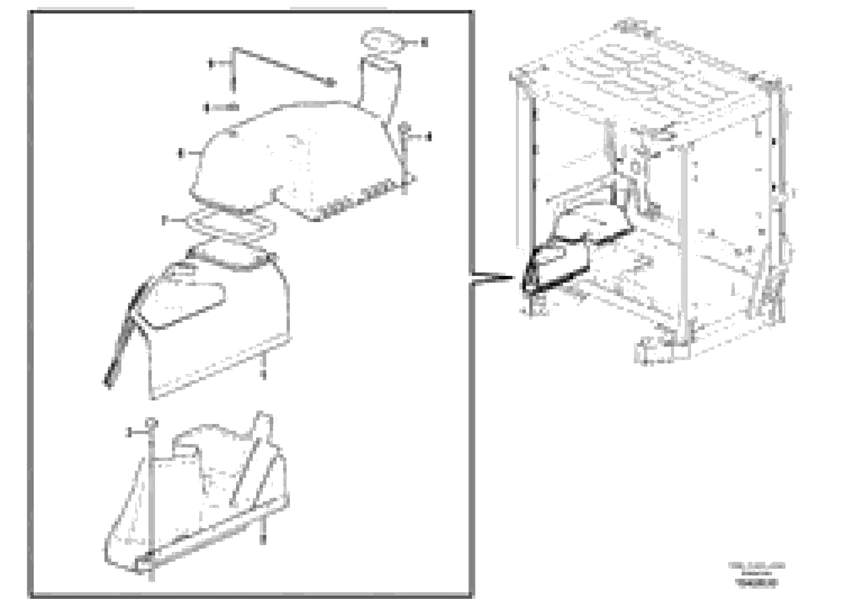 Схема запчастей Volvo L120F - 50687 Air ducts L120F