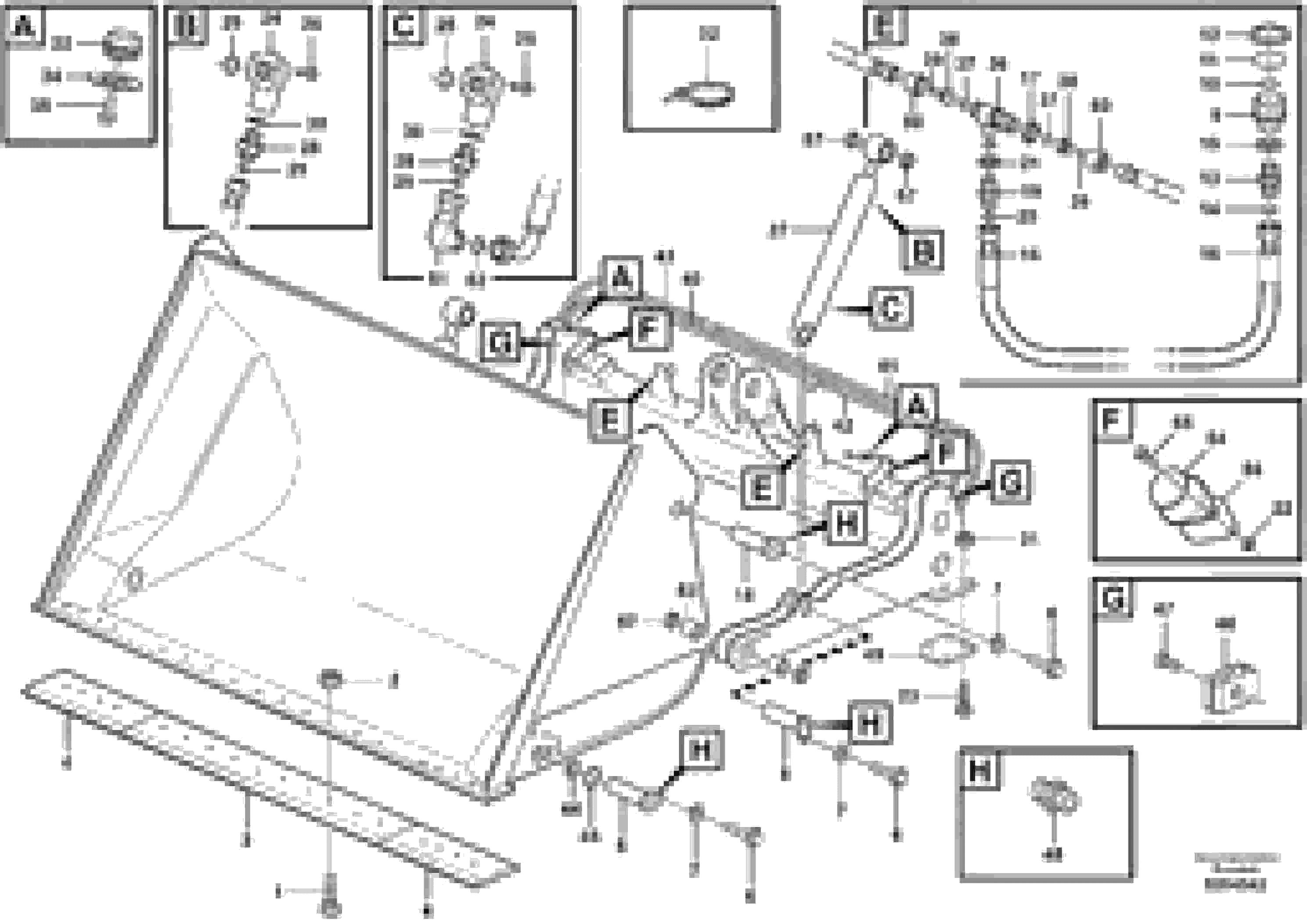 Схема запчастей Volvo L150F - 83319 High-tipping bucket ATTACHMENTS ATTACHMENTS WHEEL LOADERS GEN. F