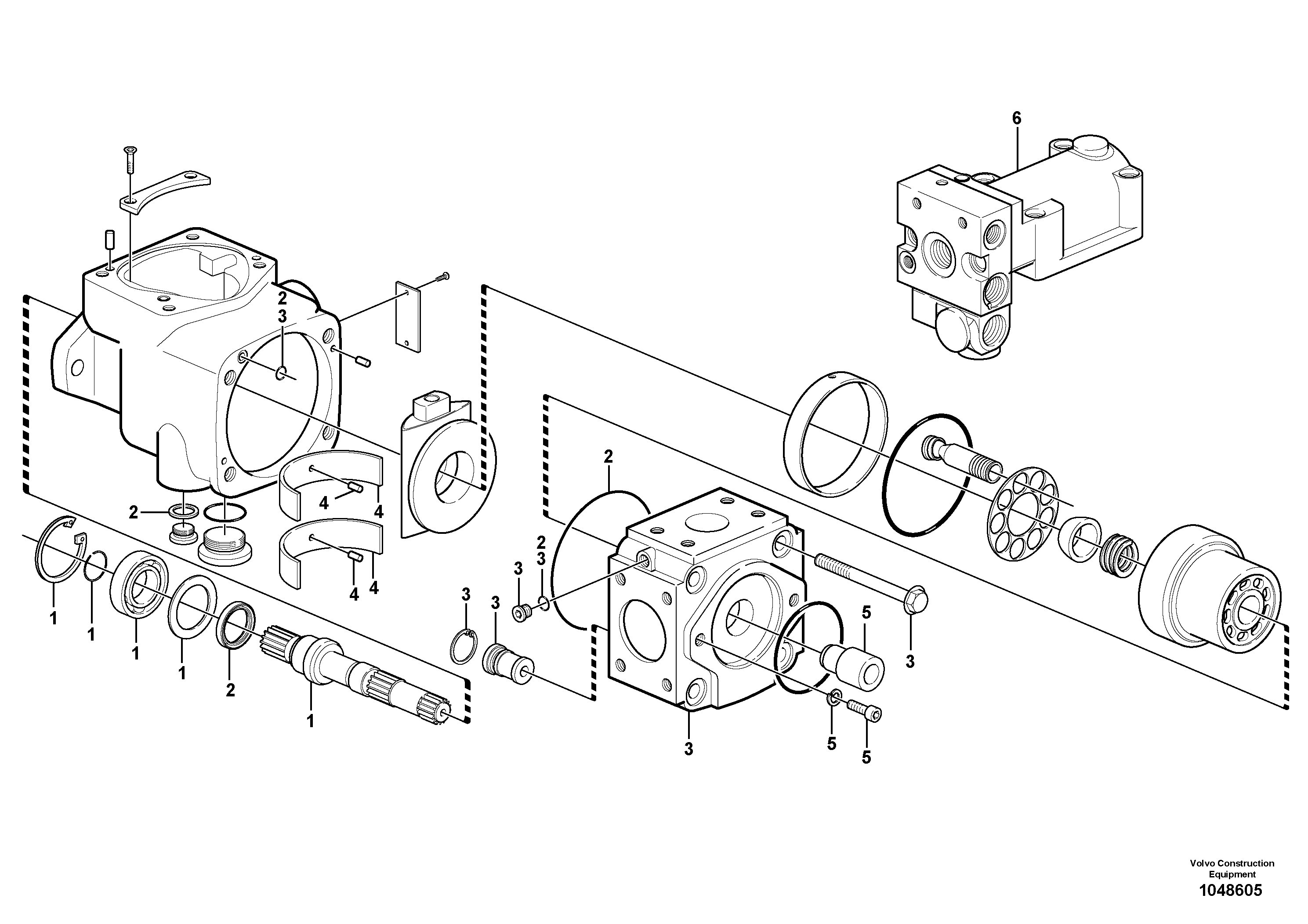 Схема запчастей Volvo L150F - 43390 Гидронасос (основной насос) L150F