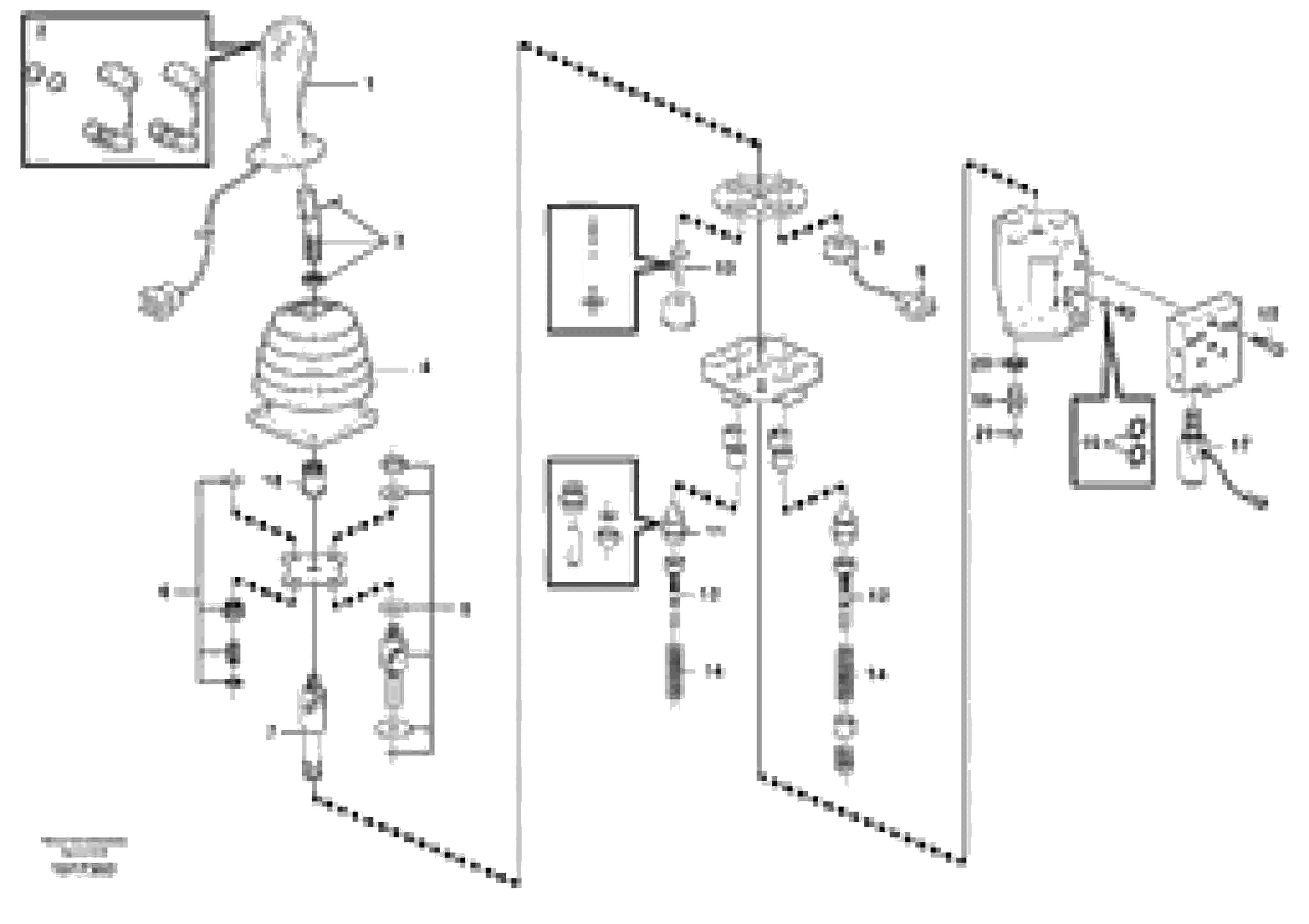 Схема запчастей Volvo L150F - 75197 Servo valve, single levercontrol L150F