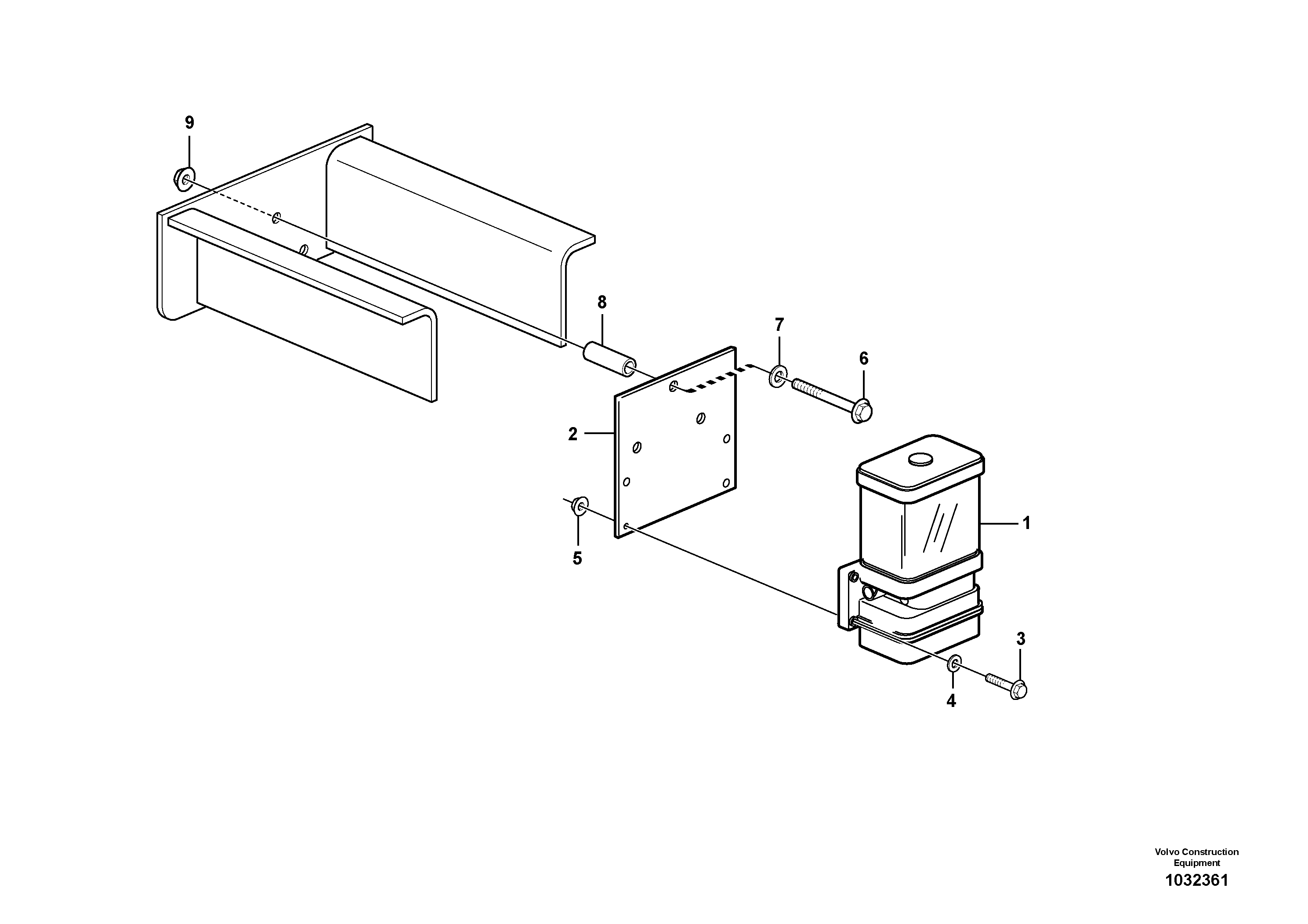 Схема запчастей Volvo L150F - 47453 Pump with fitting parts L150F