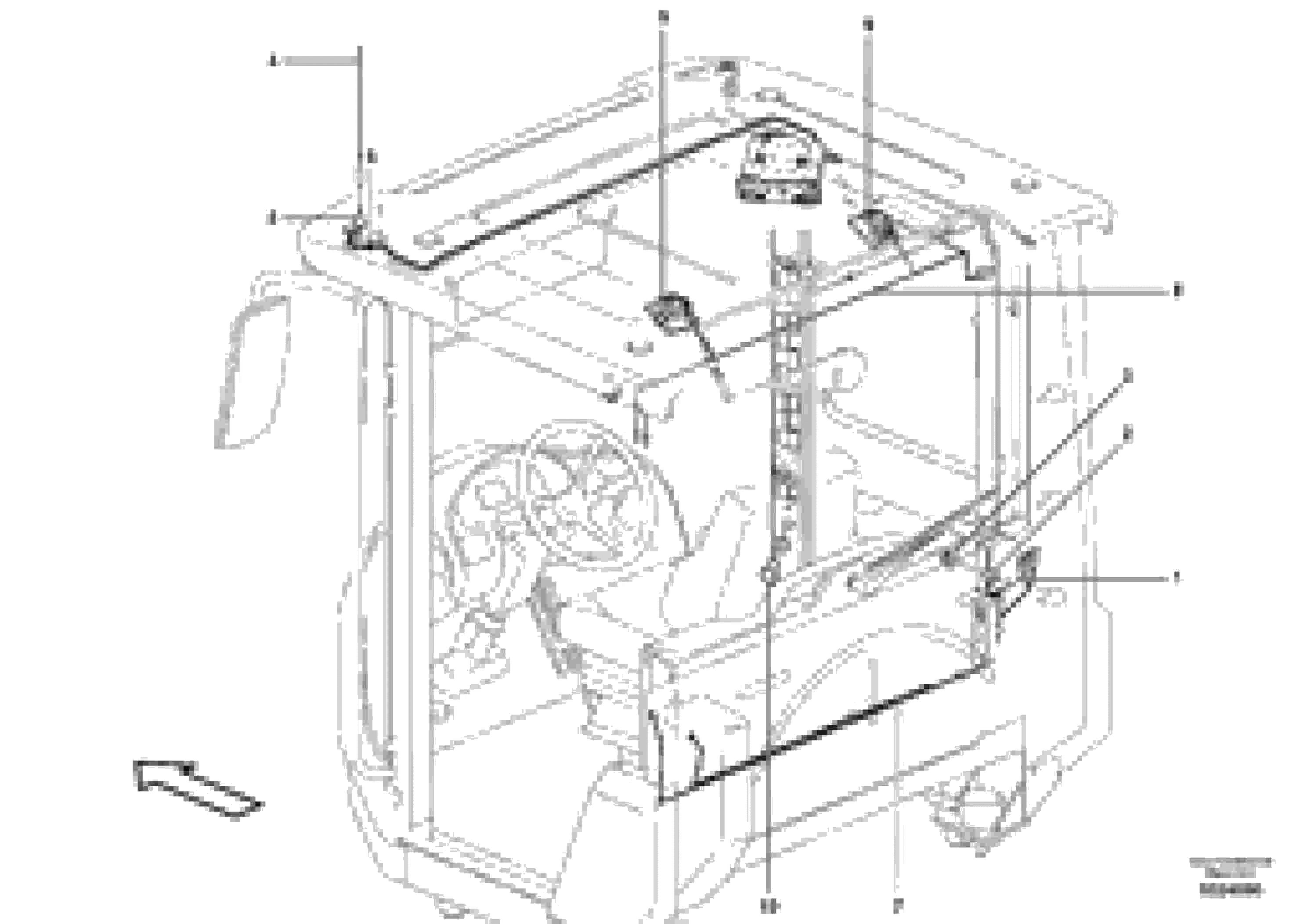 Схема запчастей Volvo L150F - 103106 Voltage converter and cable harness for radio L150F