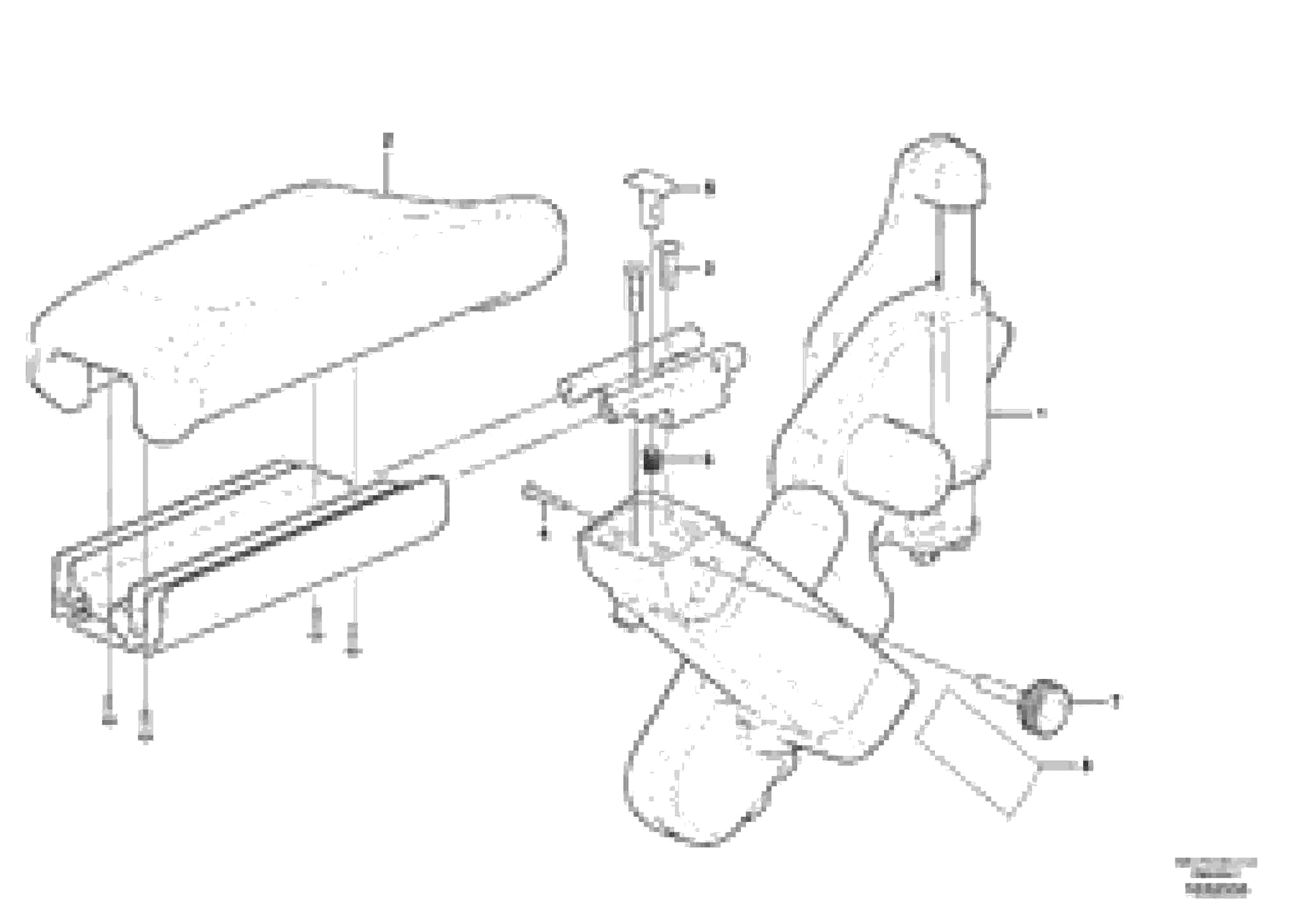 Схема запчастей Volvo L180F - 89208 Armrest L180F HL HIGH-LIFT