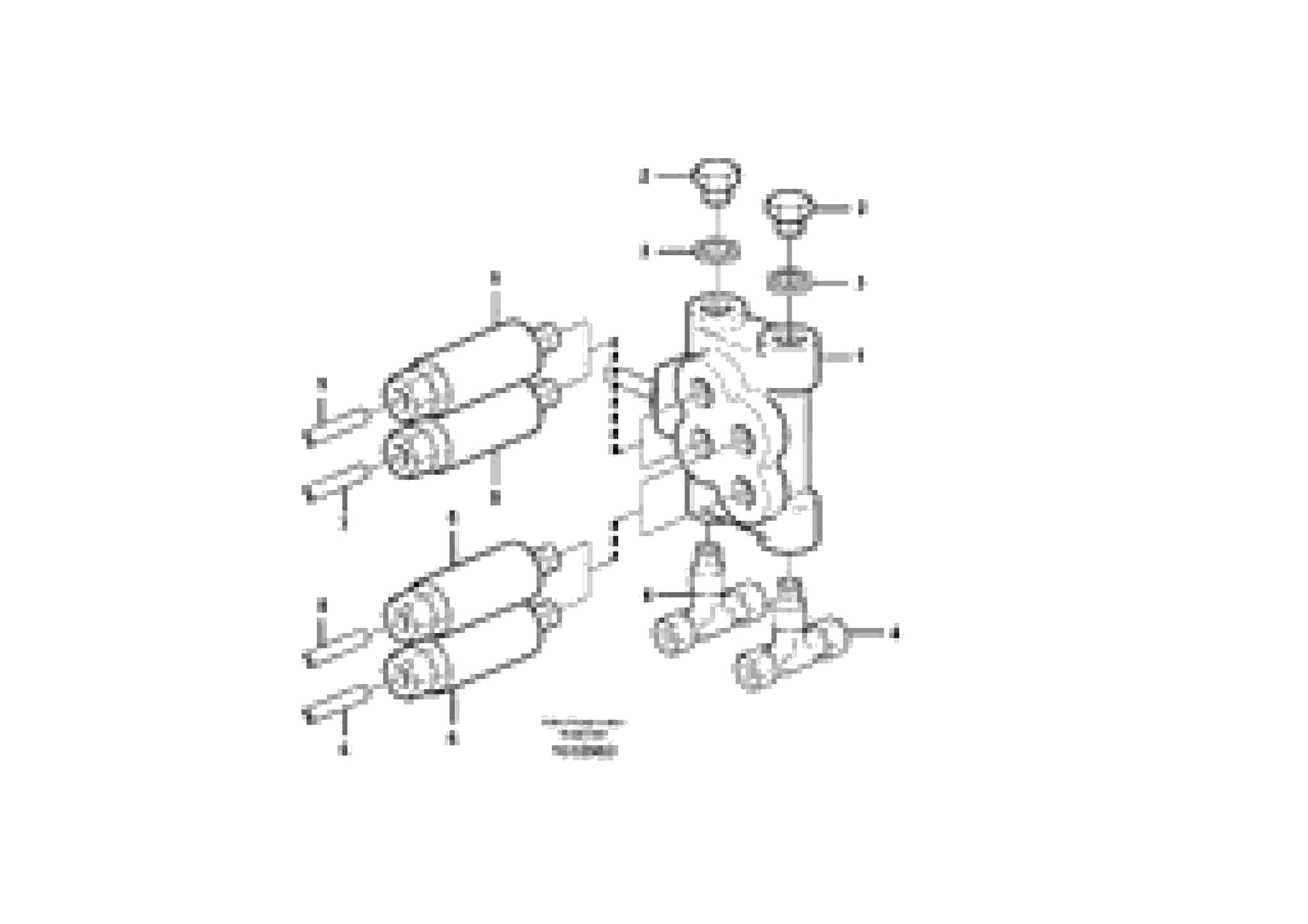 Схема запчастей Volvo L180F - 91096 Distribution block, B1 L180F HL HIGH-LIFT