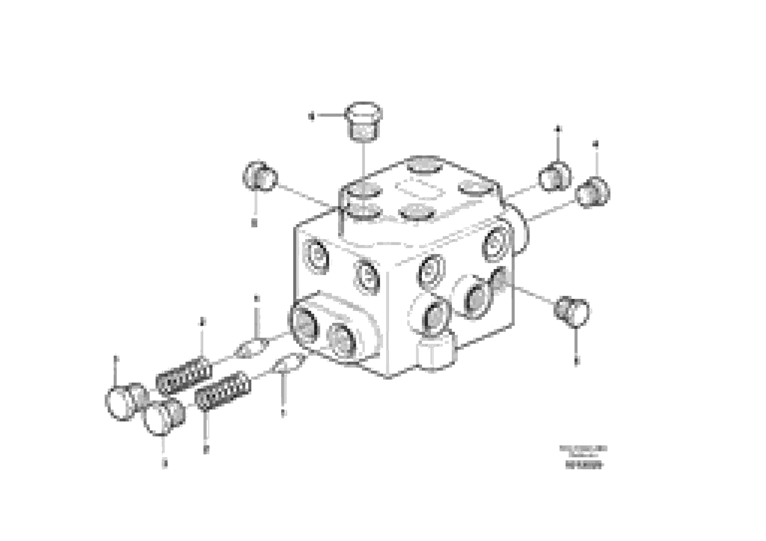 Схема запчастей Volvo L180F - 88848 Shift valve L180F HL HIGH-LIFT