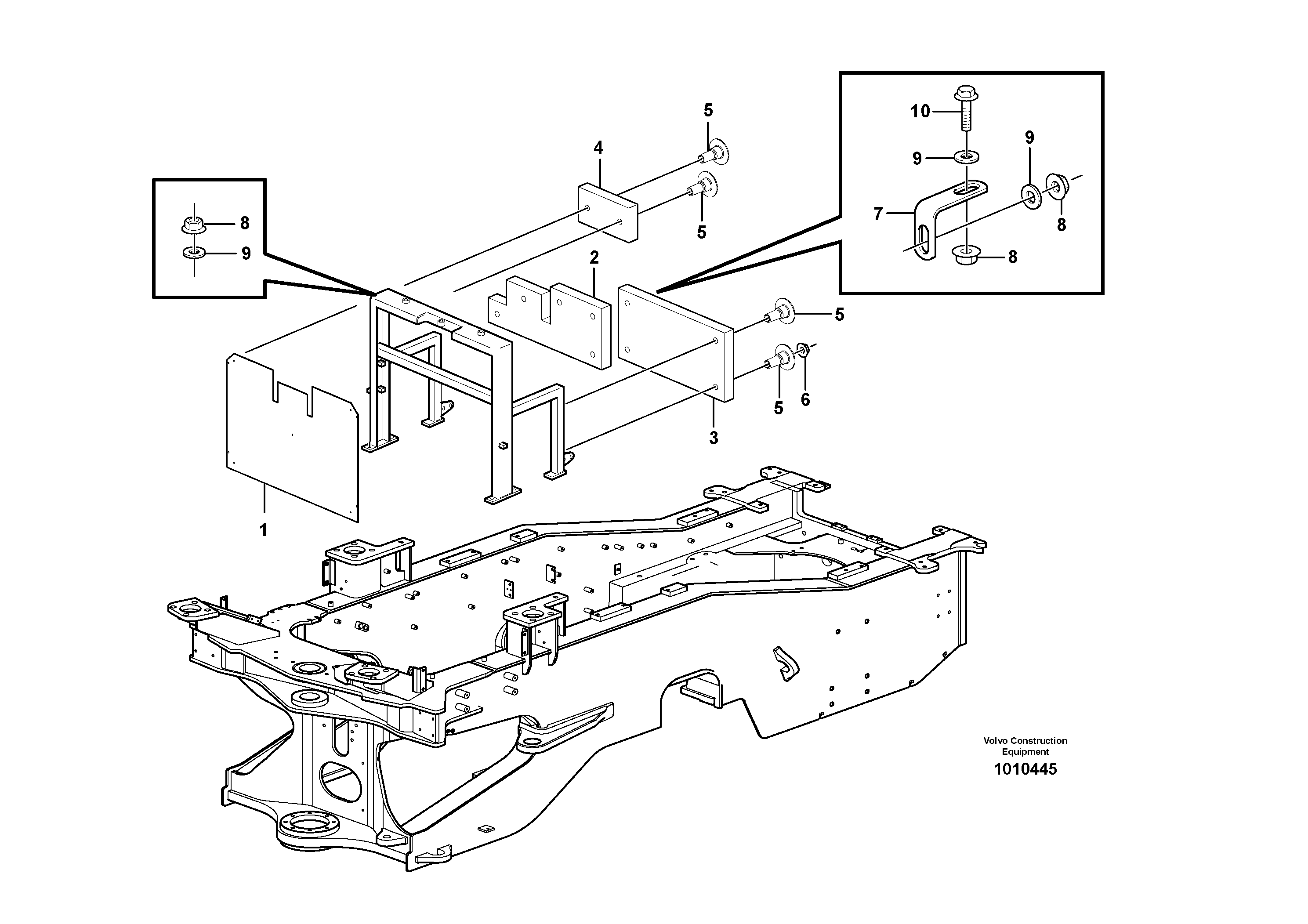 Схема запчастей Volvo L220F - 89939 Noise reduction L220F