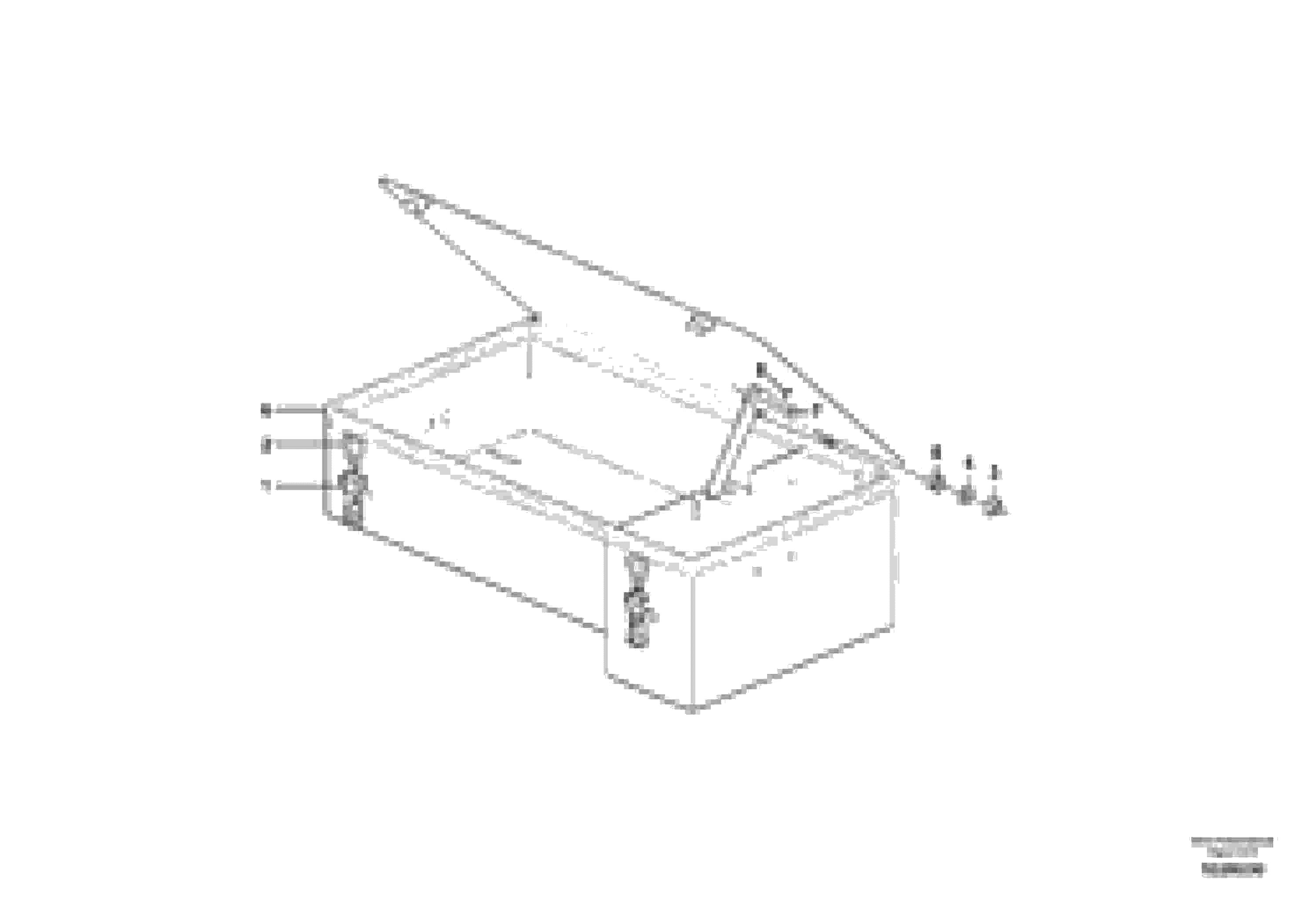 Схема запчастей Volvo L220F - 40528 Tool box L220F