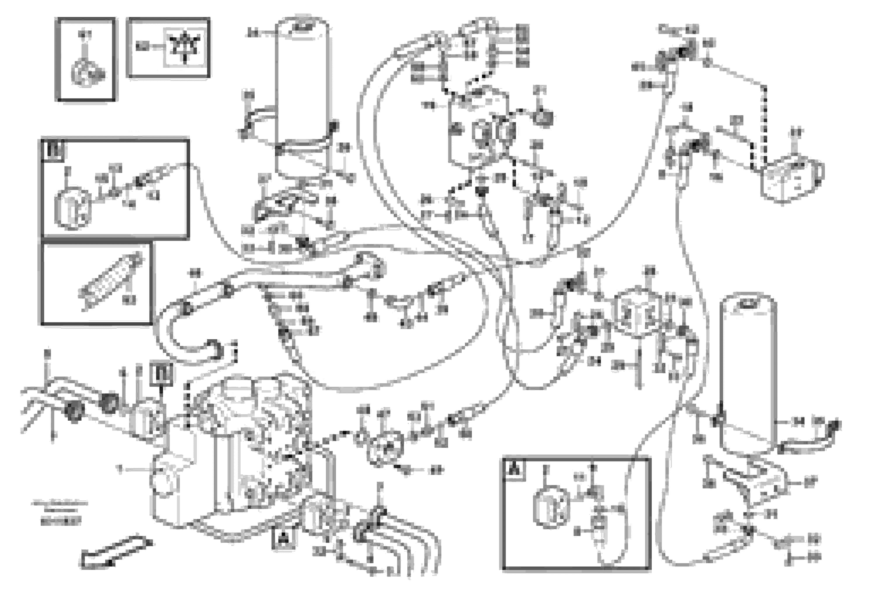 Схема запчастей Volvo L220F - 97722 Boom suspension system L220F