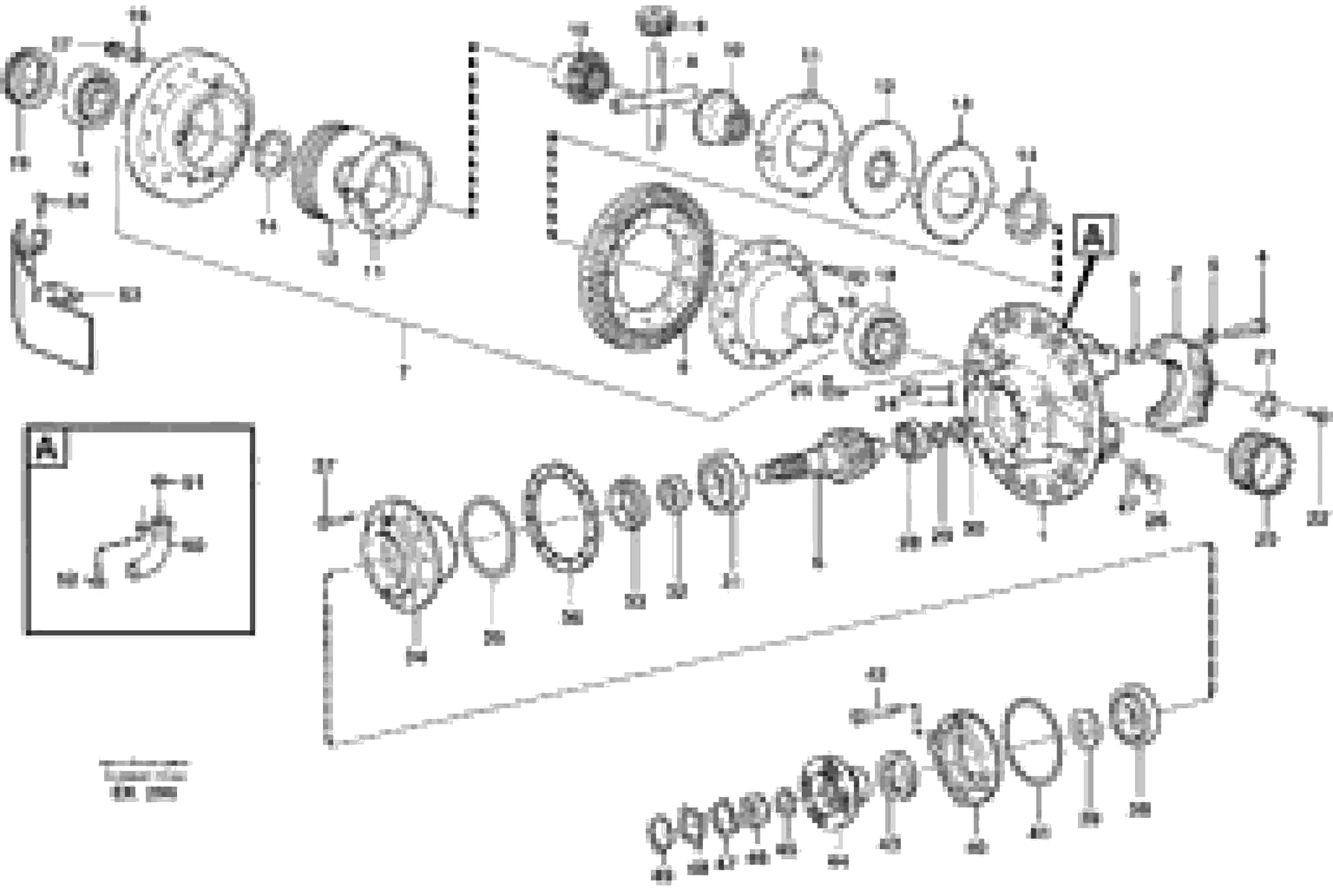 Схема запчастей Volvo L220F - 104264 Final drive, front L220F