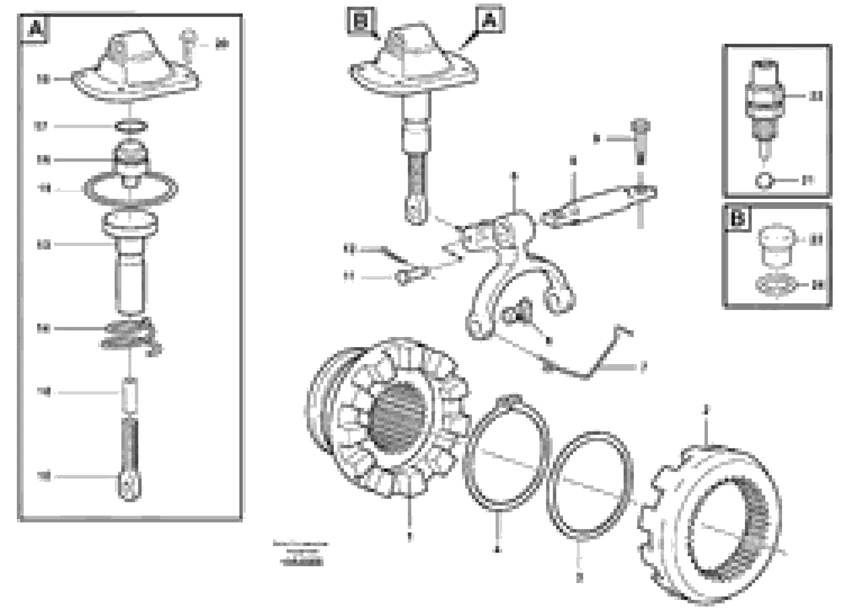 Схема запчастей Volvo L220F - 59162 Differential lock L220F