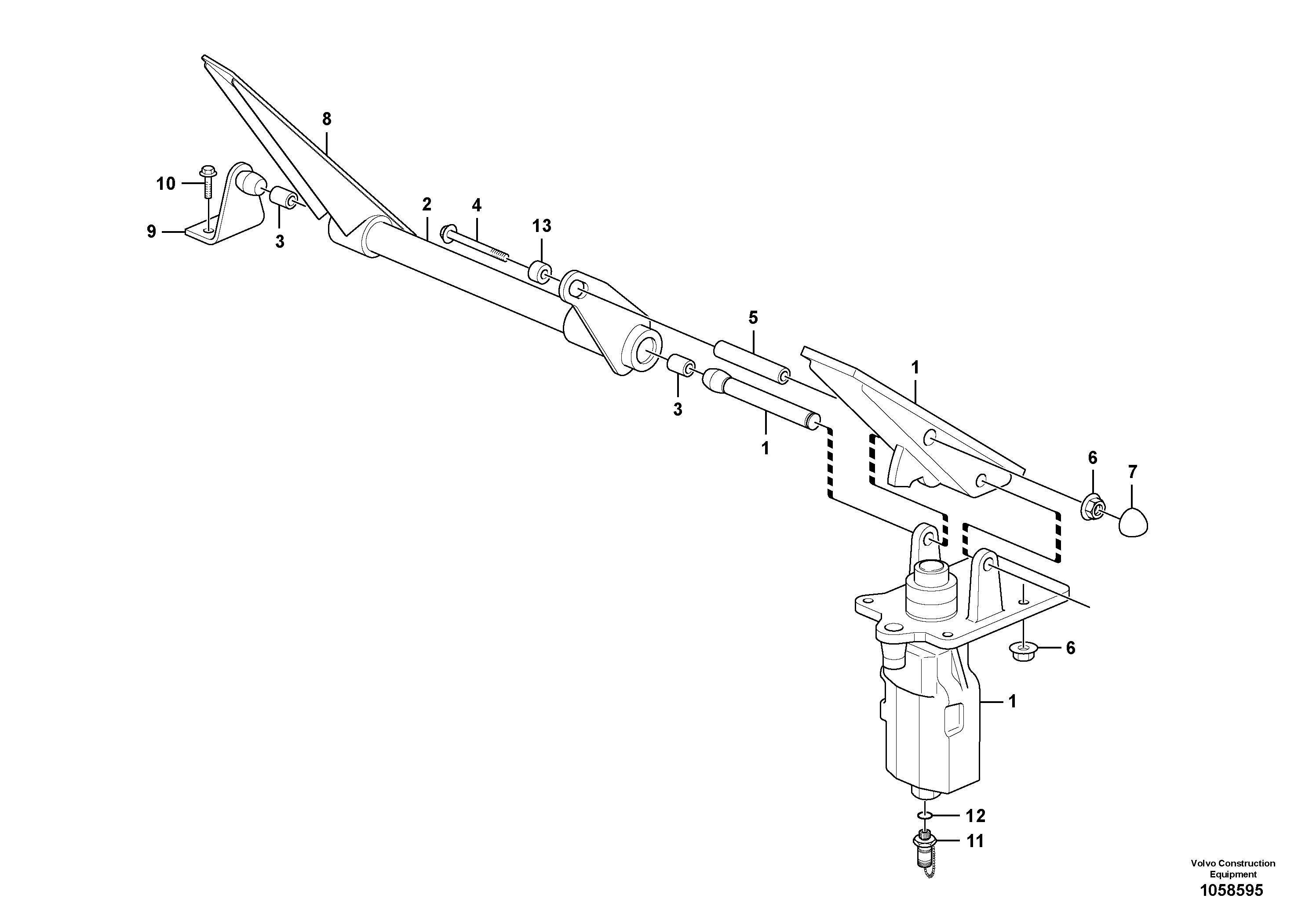 Схема запчастей Volvo L150G - 104746 Dual brake pedals L150G