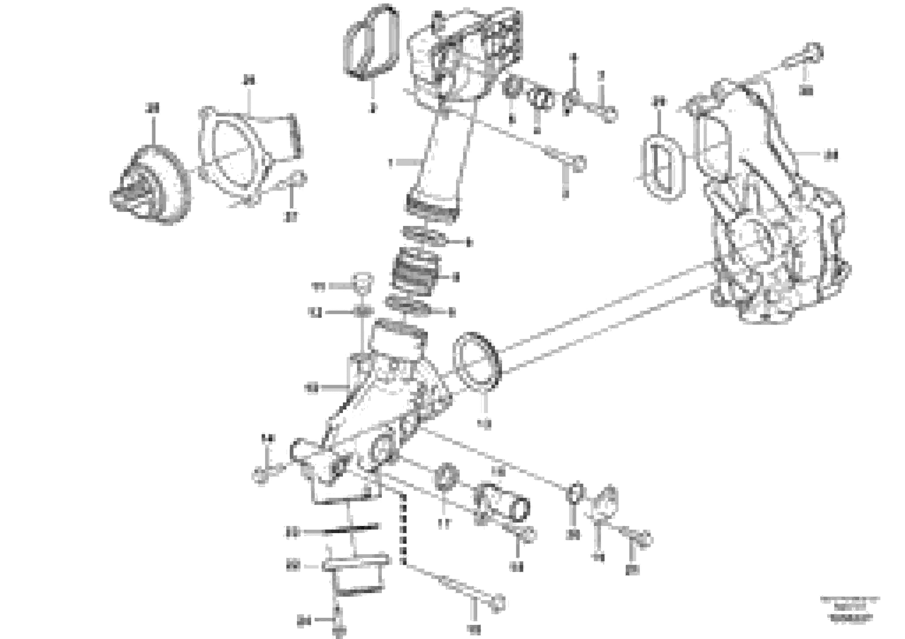 Схема запчастей Volvo L150G - 104744 Система охлаждения L150G