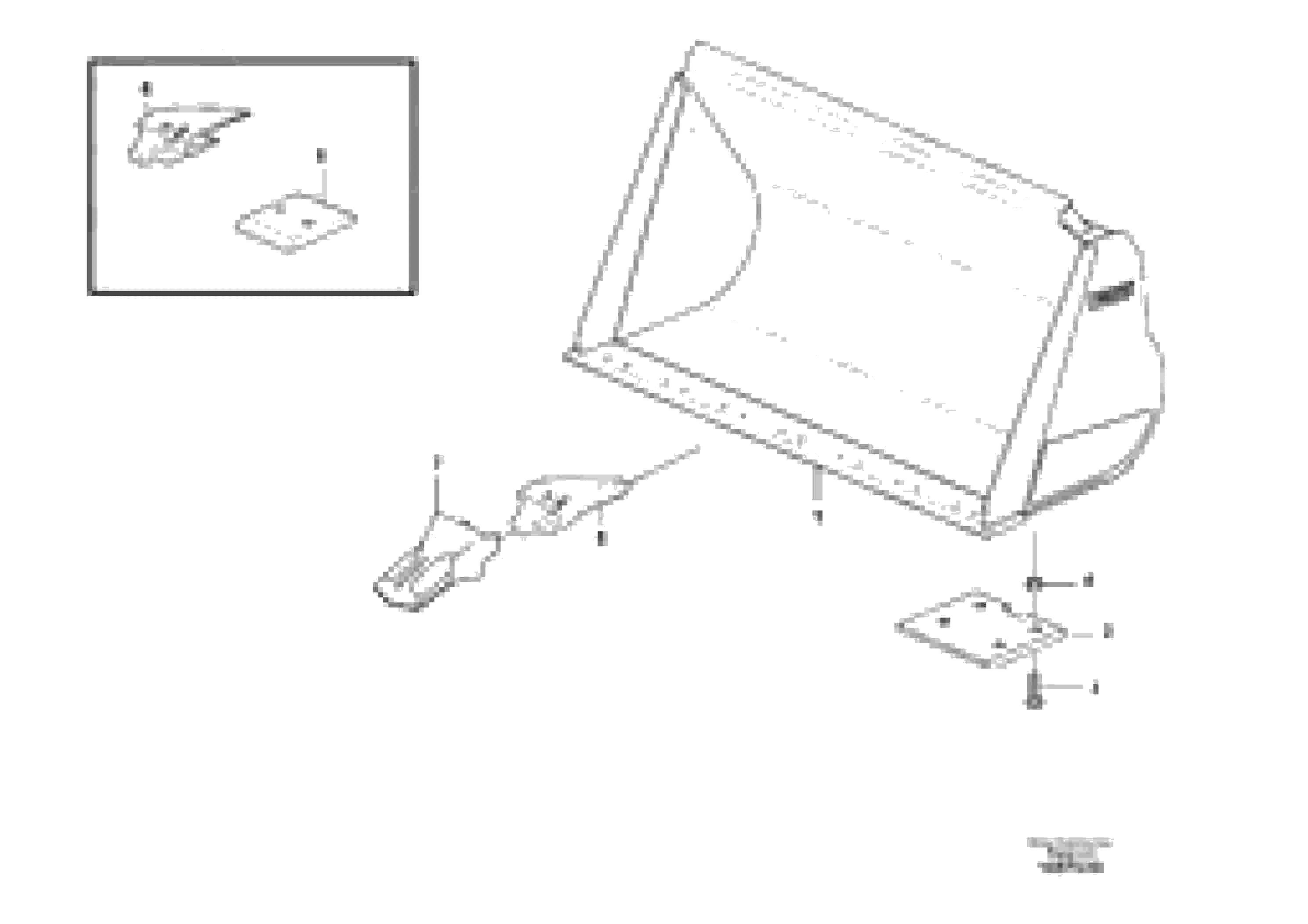 Схема запчастей Volvo L150G - 103302 Bucket, straight with teeth ATTACHMENTS WHEEL LOADERS GEN. G