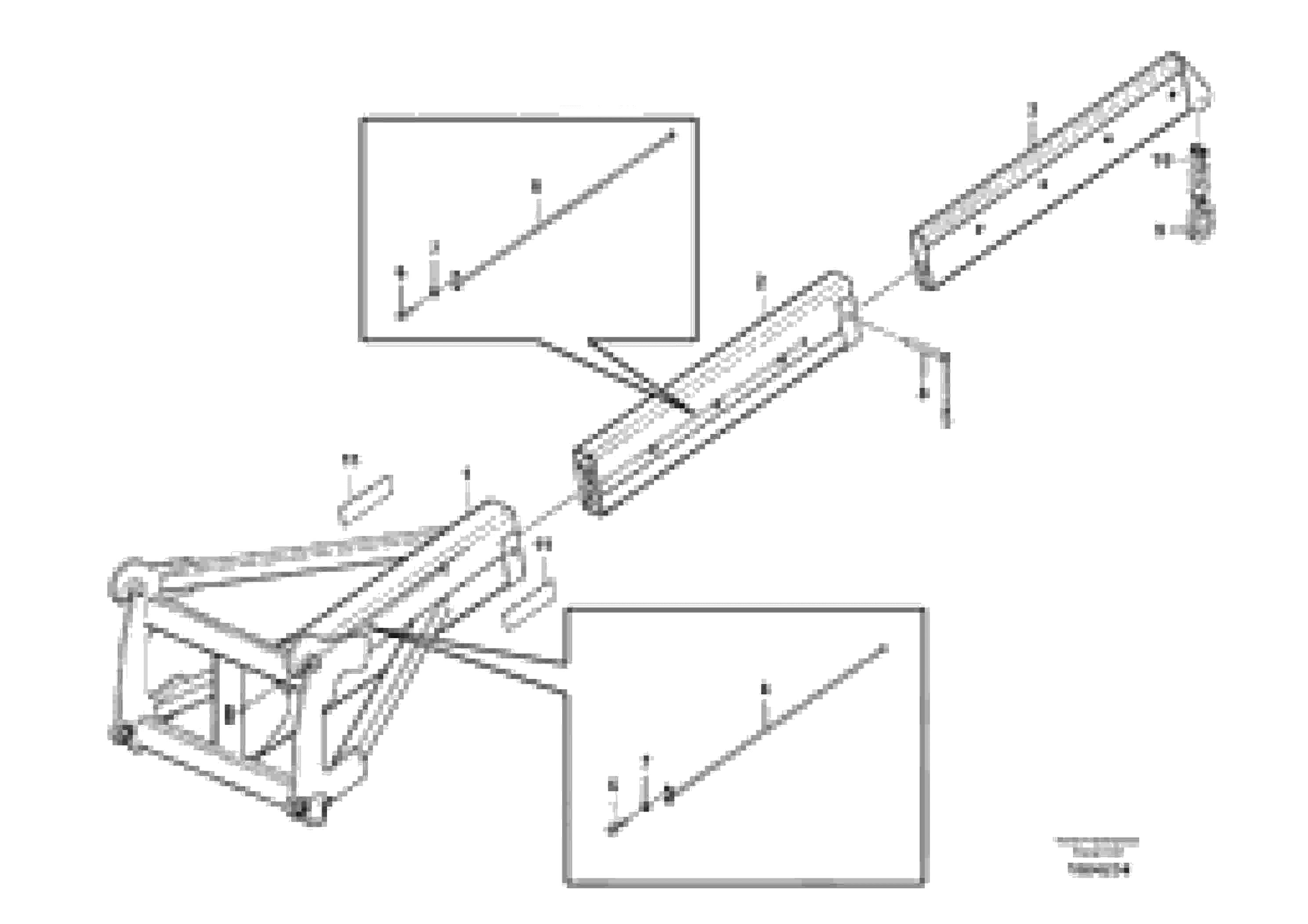 Схема запчастей Volvo L150G - 103301 Lifting arm, 3 - section ATTACHMENTS WHEEL LOADERS GEN. G