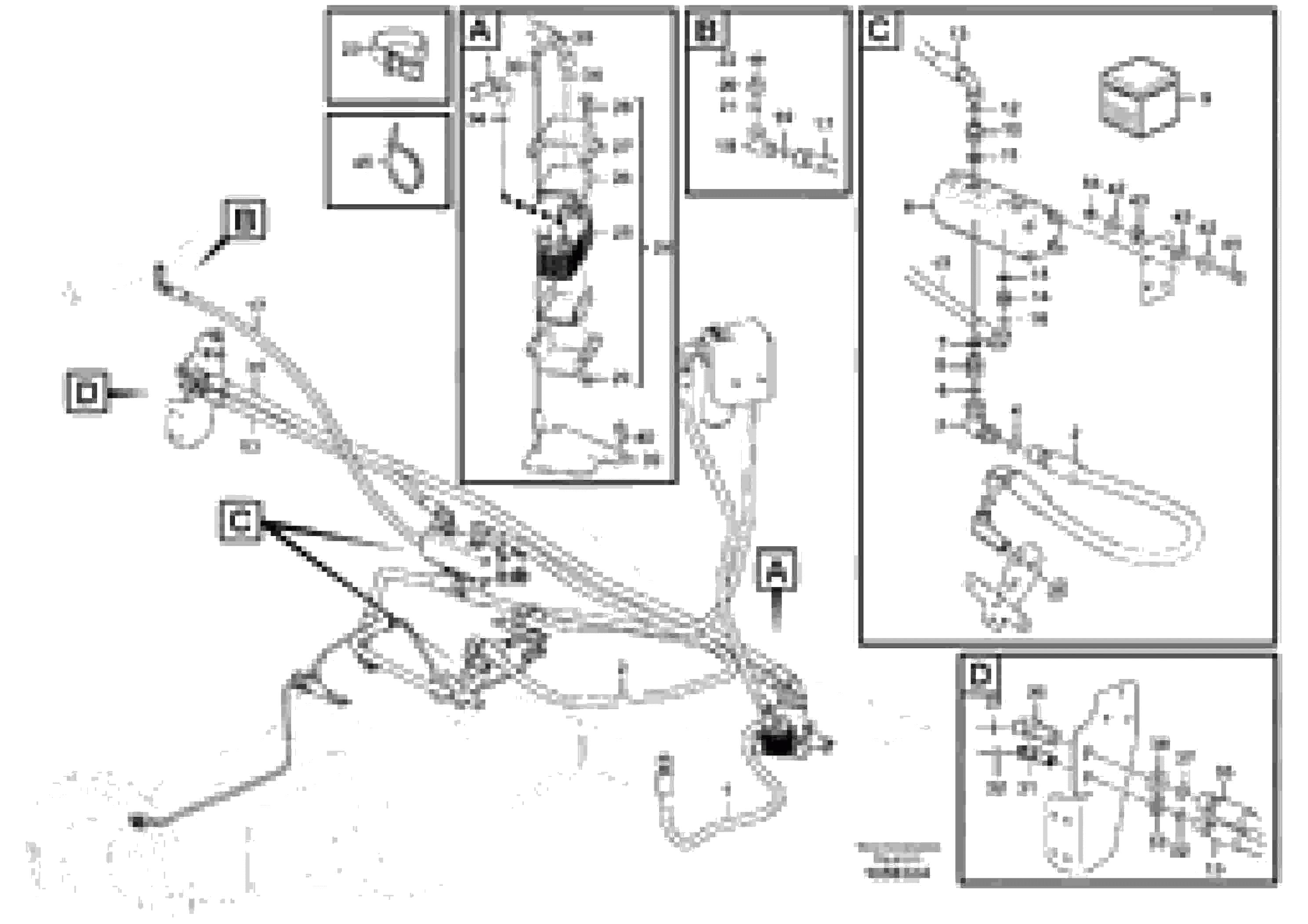 Схема запчастей Volvo L220G - 104844 Oil cooler, rear, motor circuit L220G