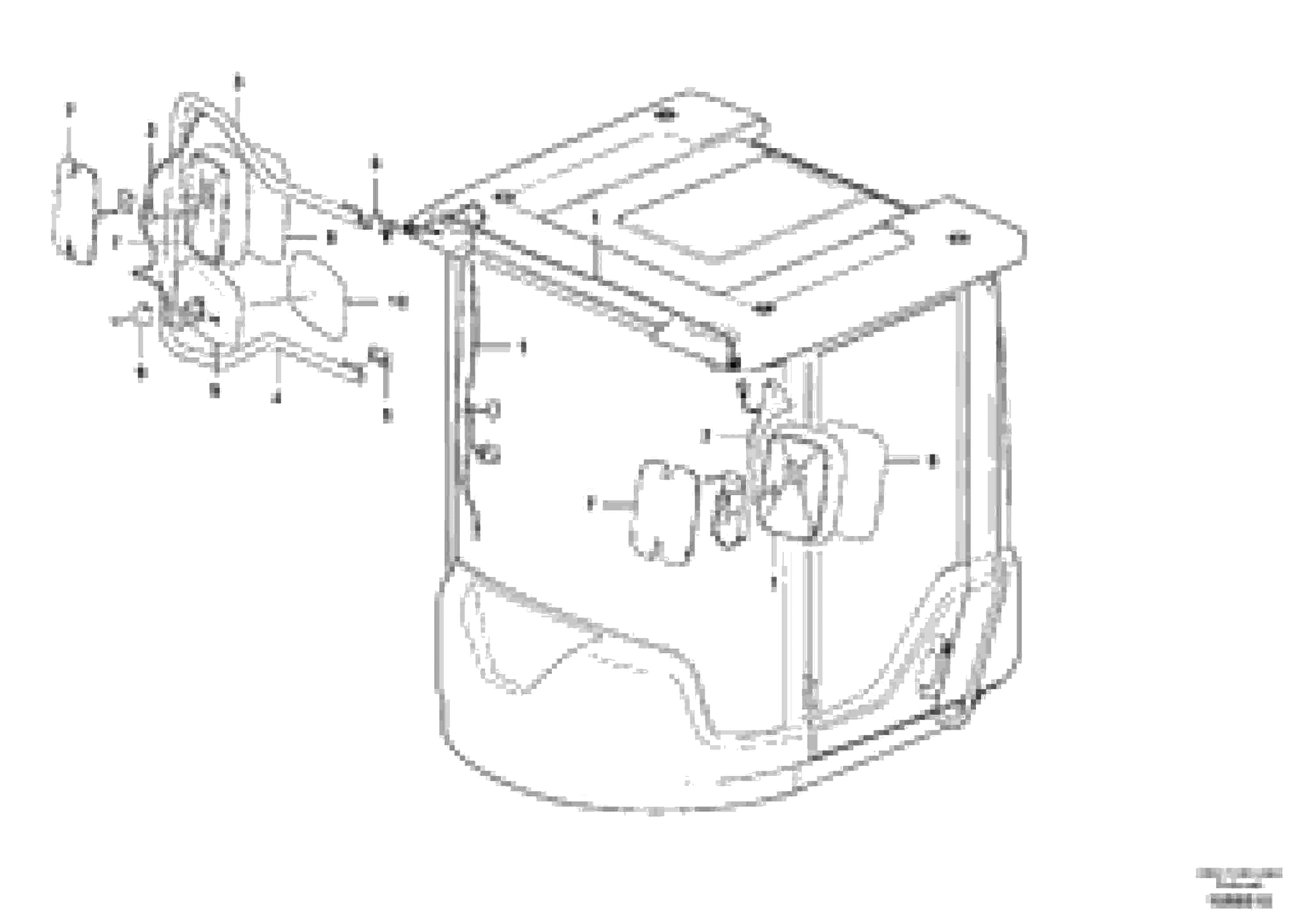 Схема запчастей Volvo L220G - 102845 Rear-view mirrors, electric adjustable L220G