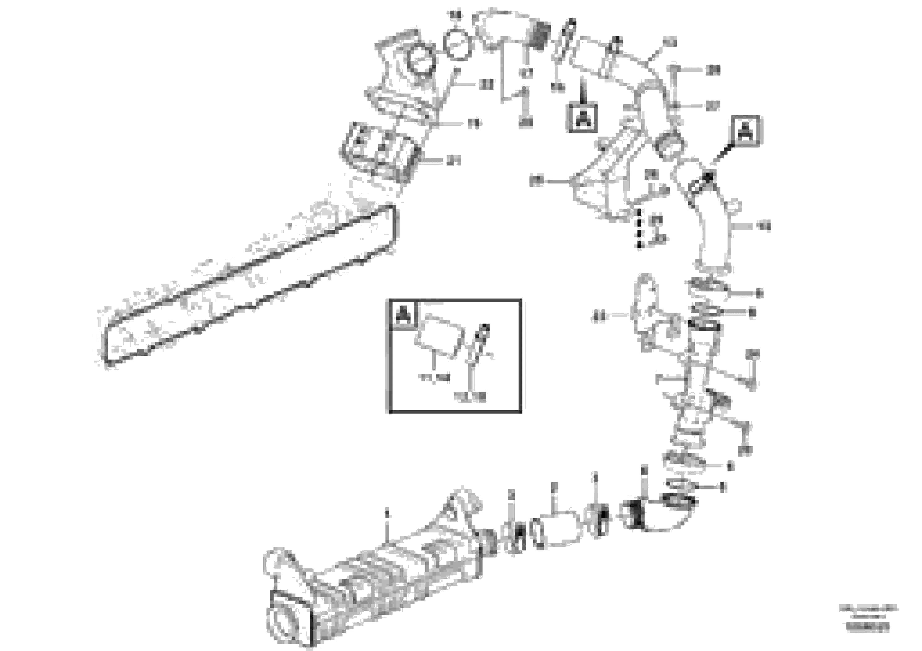 Схема запчастей Volvo L220G - 103026 EGR - cold side L220G