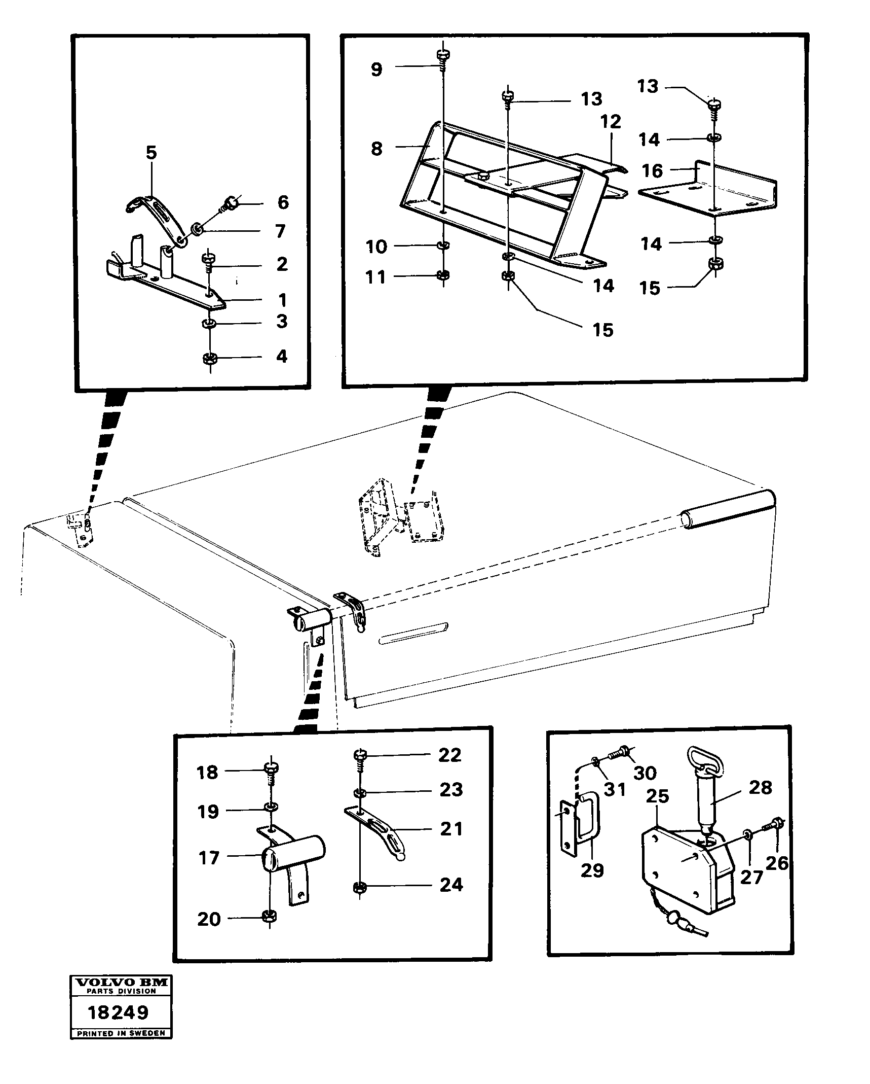 Схема запчастей Volvo 4300 4300 - 22276 Equipment 99853 