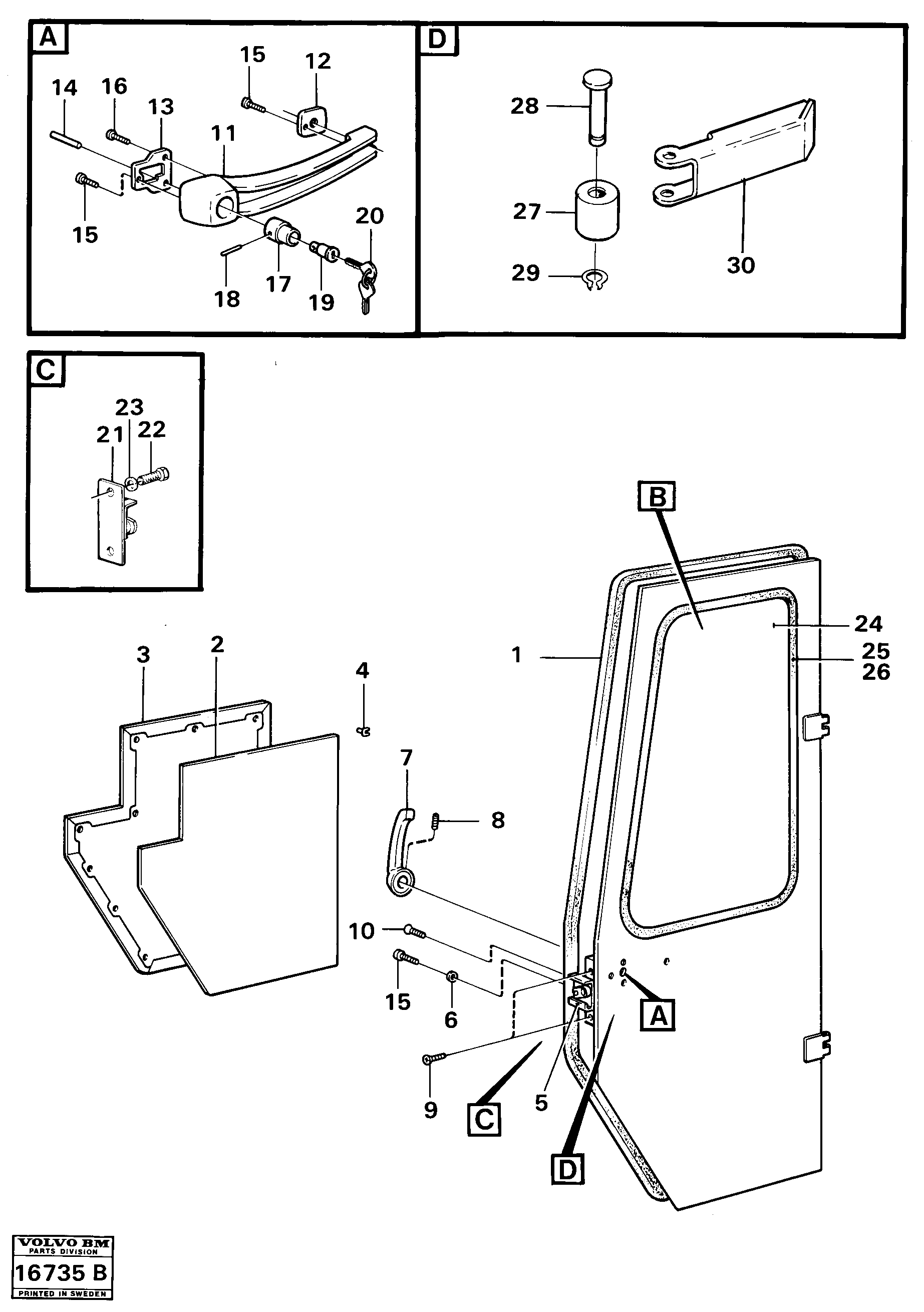 Схема запчастей Volvo 4300 4300 - 263 Door 