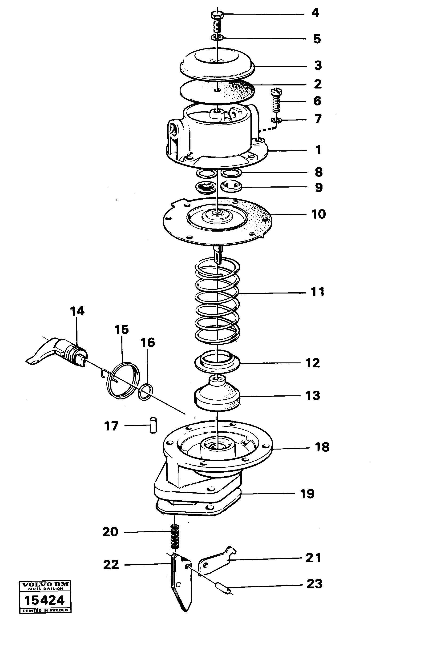 Схема запчастей Volvo 4300 4300 - 18931 Feed pump 