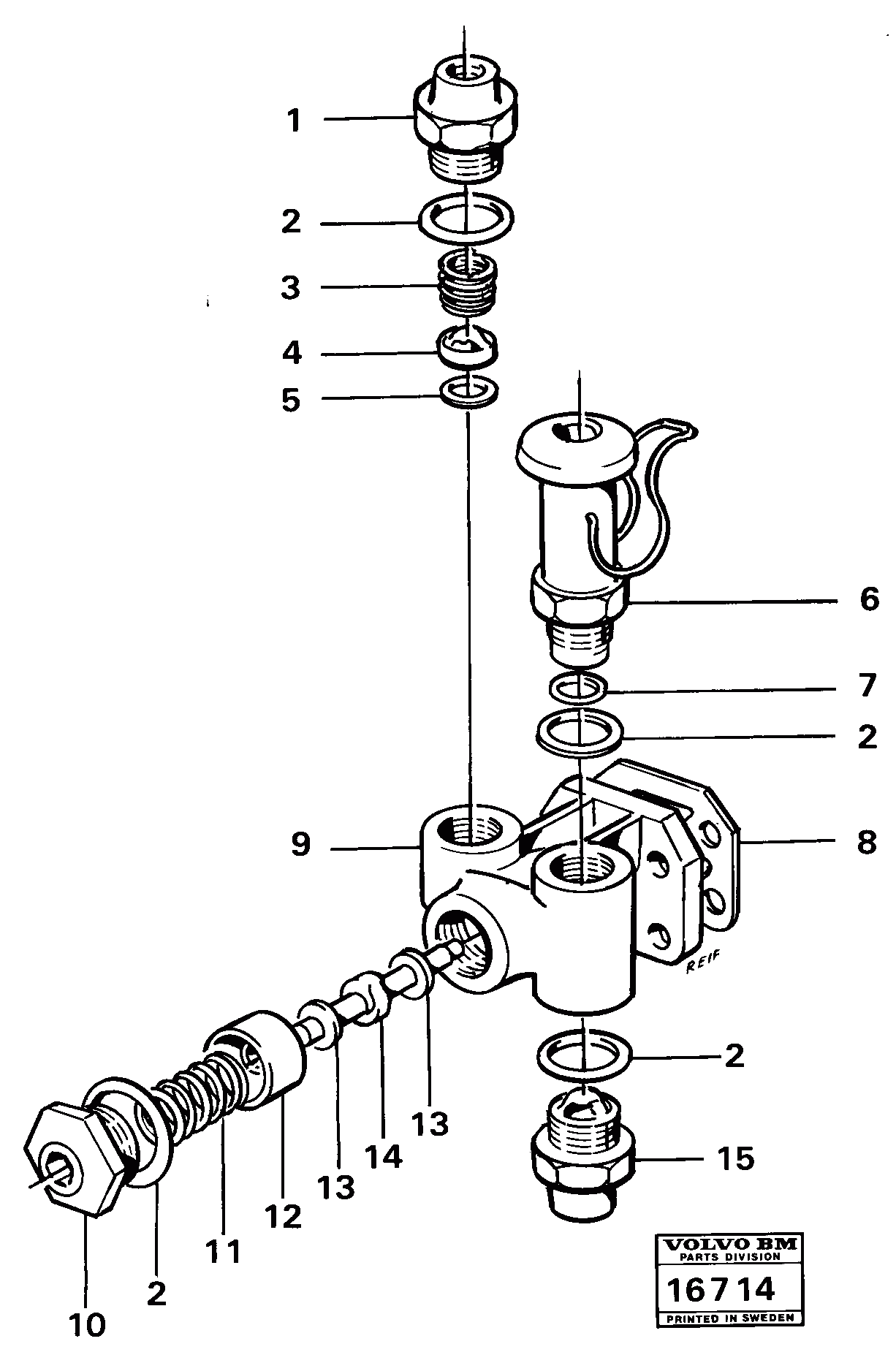 Схема запчастей Volvo 4300 4300 - 18932 Feed pump 