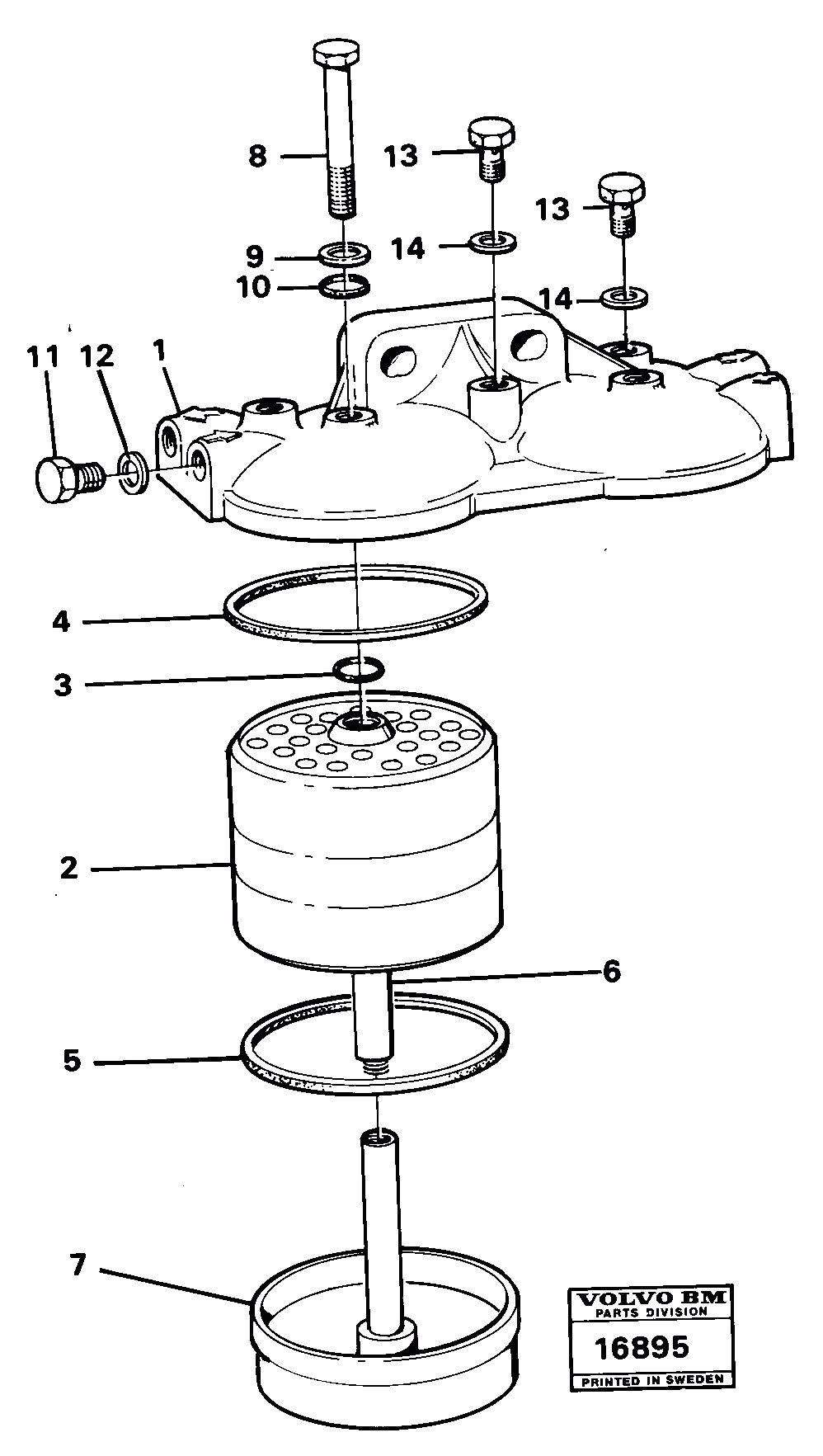 Схема запчастей Volvo 4300 4300 - 25776 Supplementary fuel filter99155 