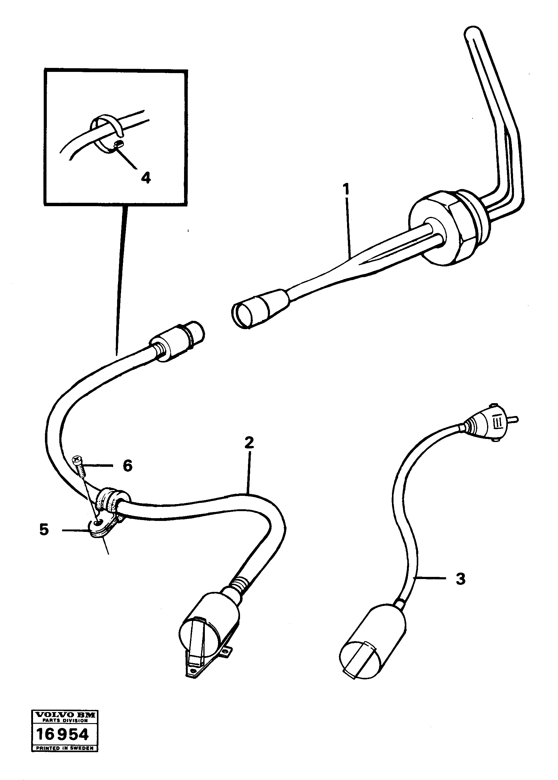 Схема запчастей Volvo 4200 4200 - 19162 Engine heater 98213 