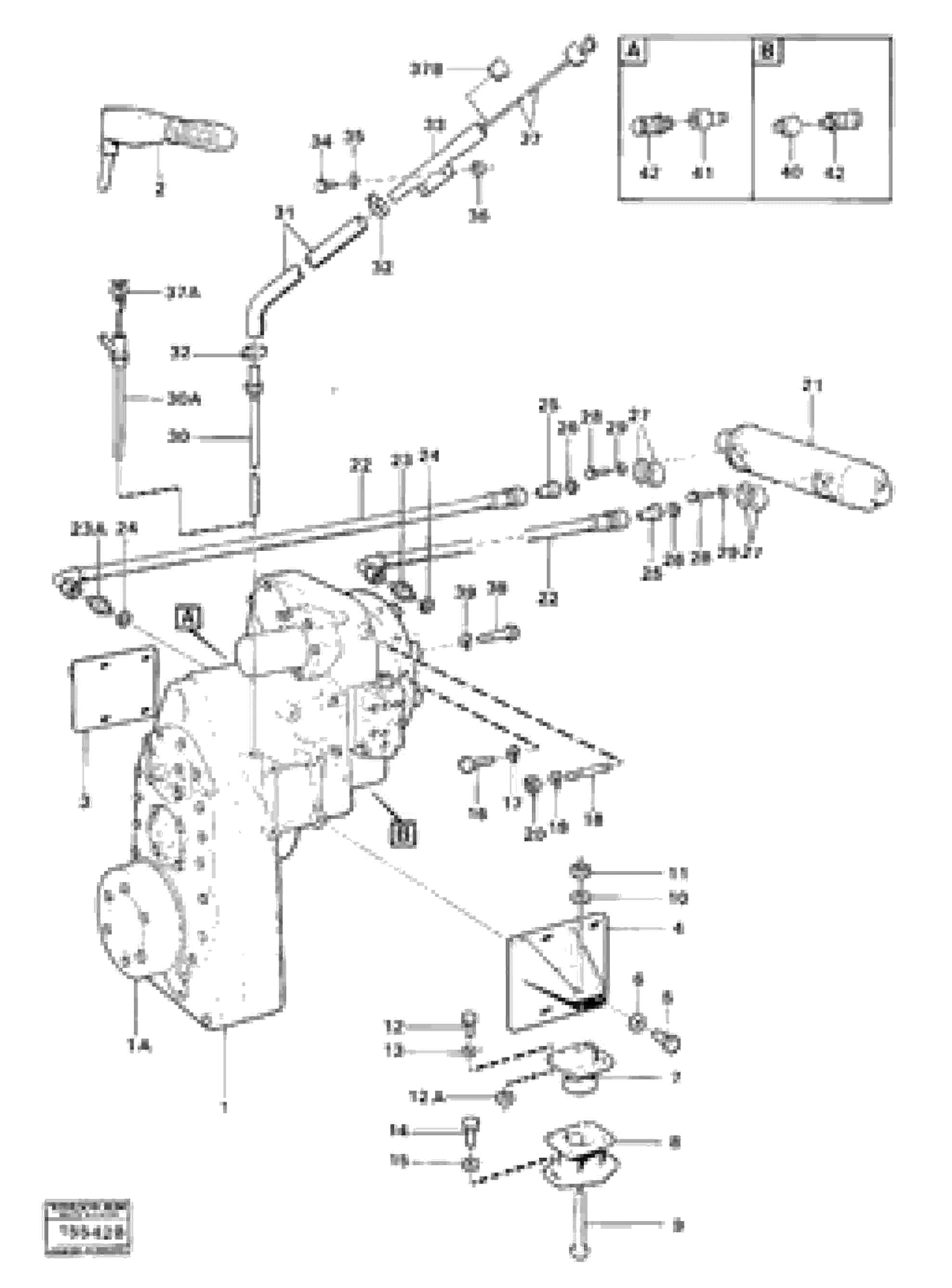 Схема запчастей Volvo 4200 4200 - 98774 Hydraulic transmission with fitting parts 