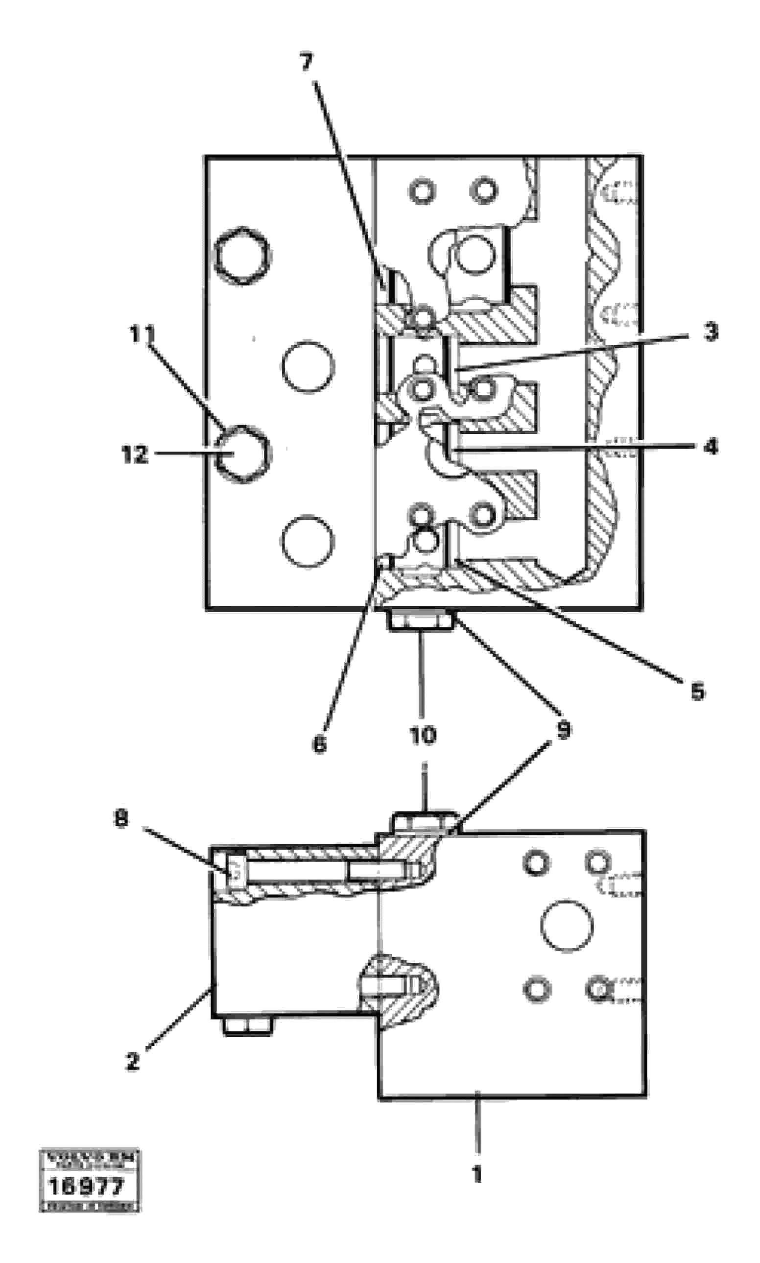 Схема запчастей Volvo 4200 4200 - 18889 Flow valve 99393 Tillv.nr 2224- 