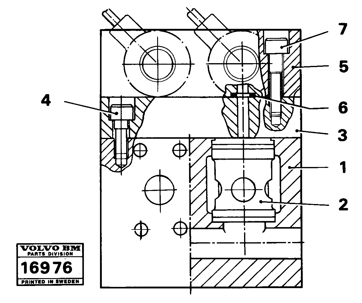 Схема запчастей Volvo 4200 4200 - 31948 Flow valve 99159 Tillv.nr -2223 