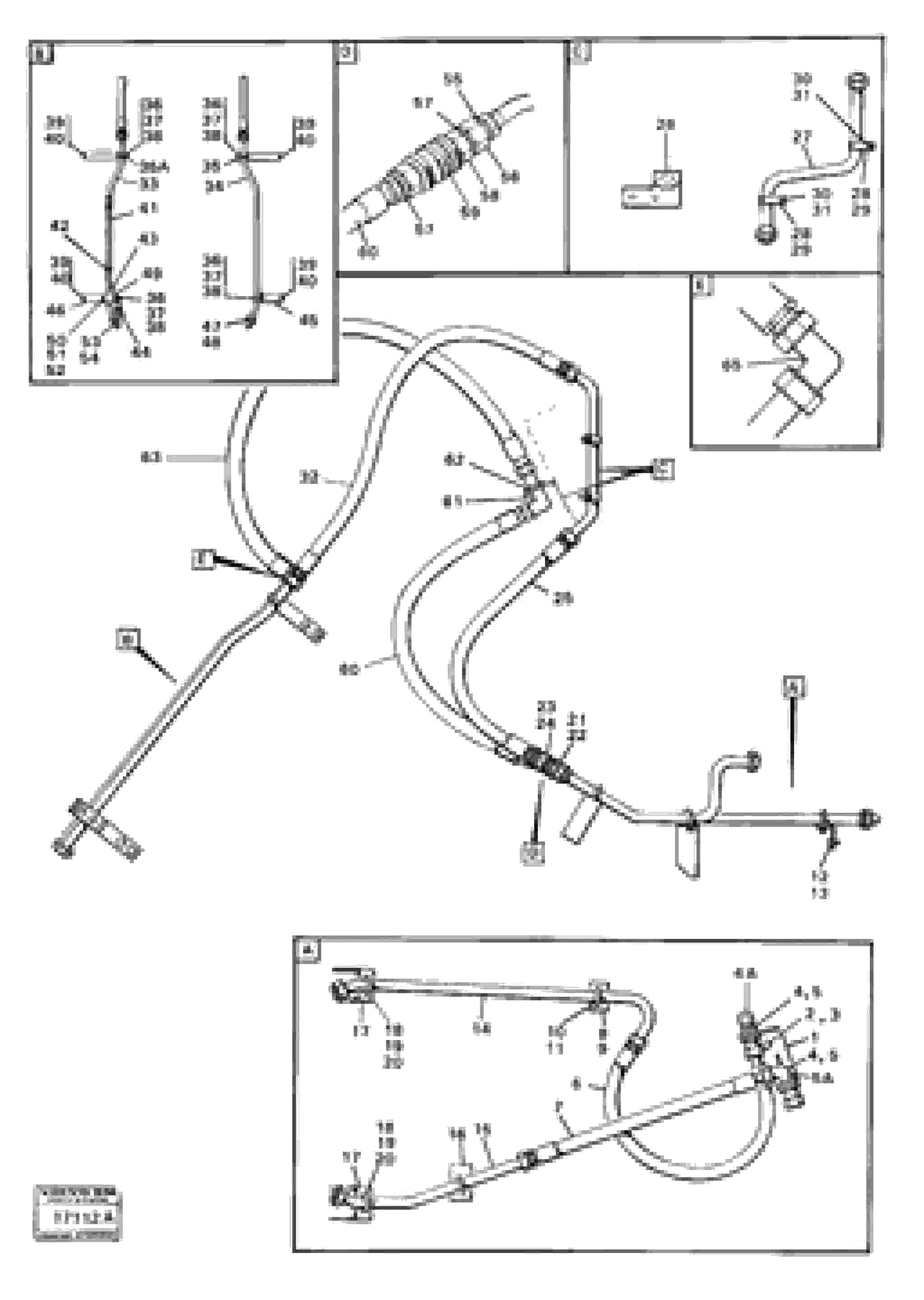 Схема запчастей Volvo 4200 4200 - 73909 5:th function 99393 Tillv Nr 2224 - 