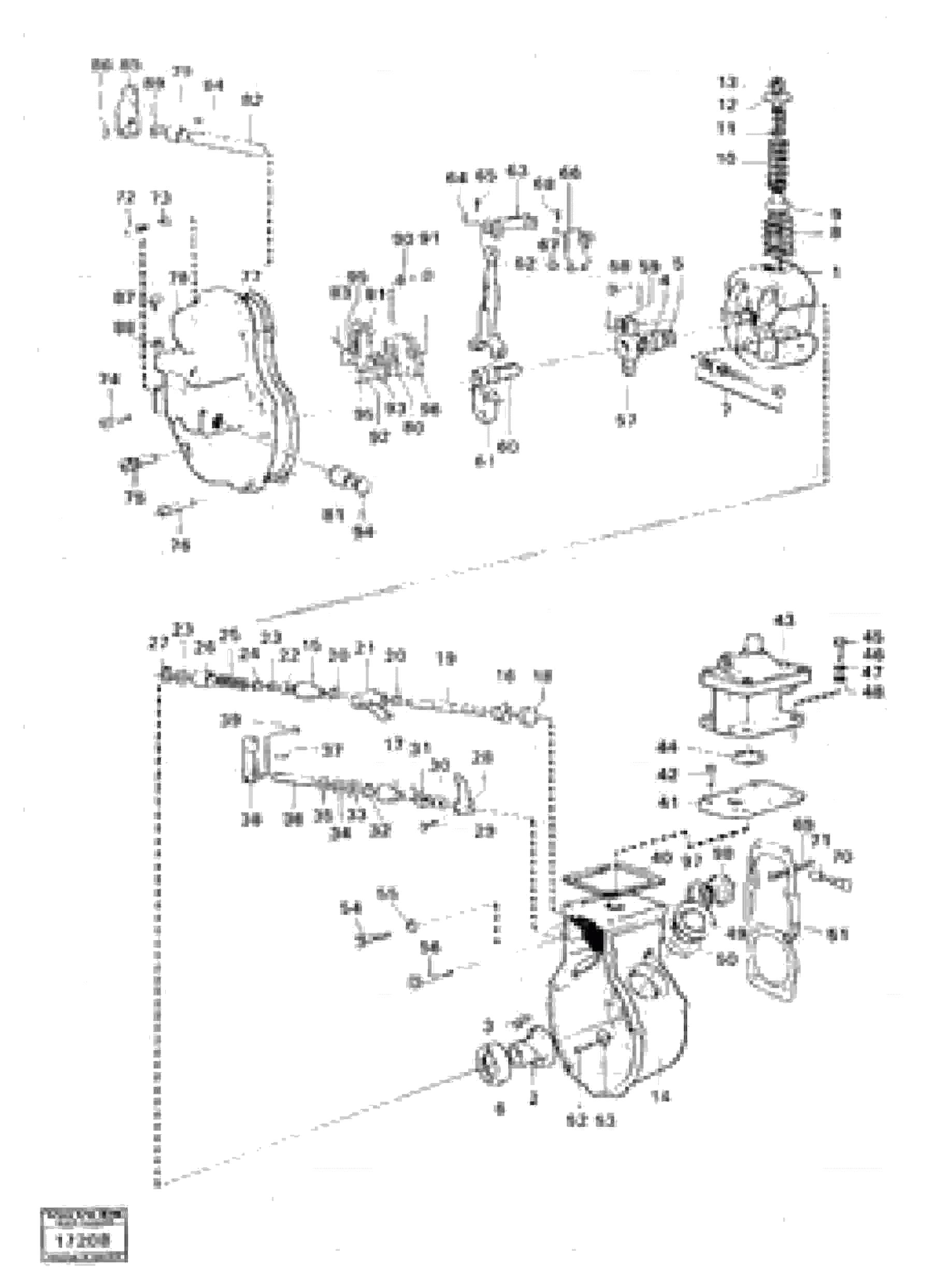 Схема запчастей Volvo 4400 4400 - 71674 Centrifugal governor 99297, 99299 