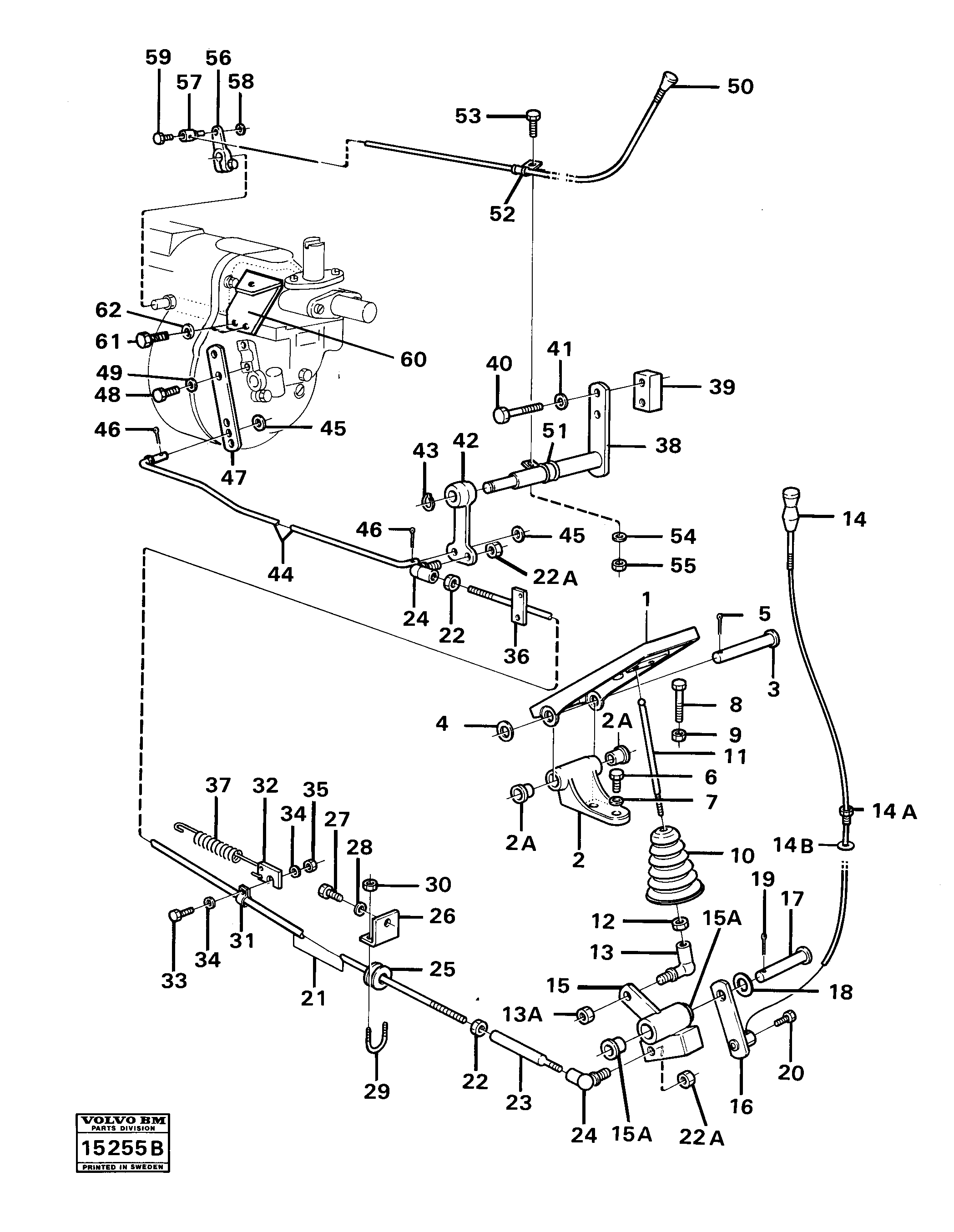 Схема запчастей Volvo 4400 4400 - 74716 Regulator control 