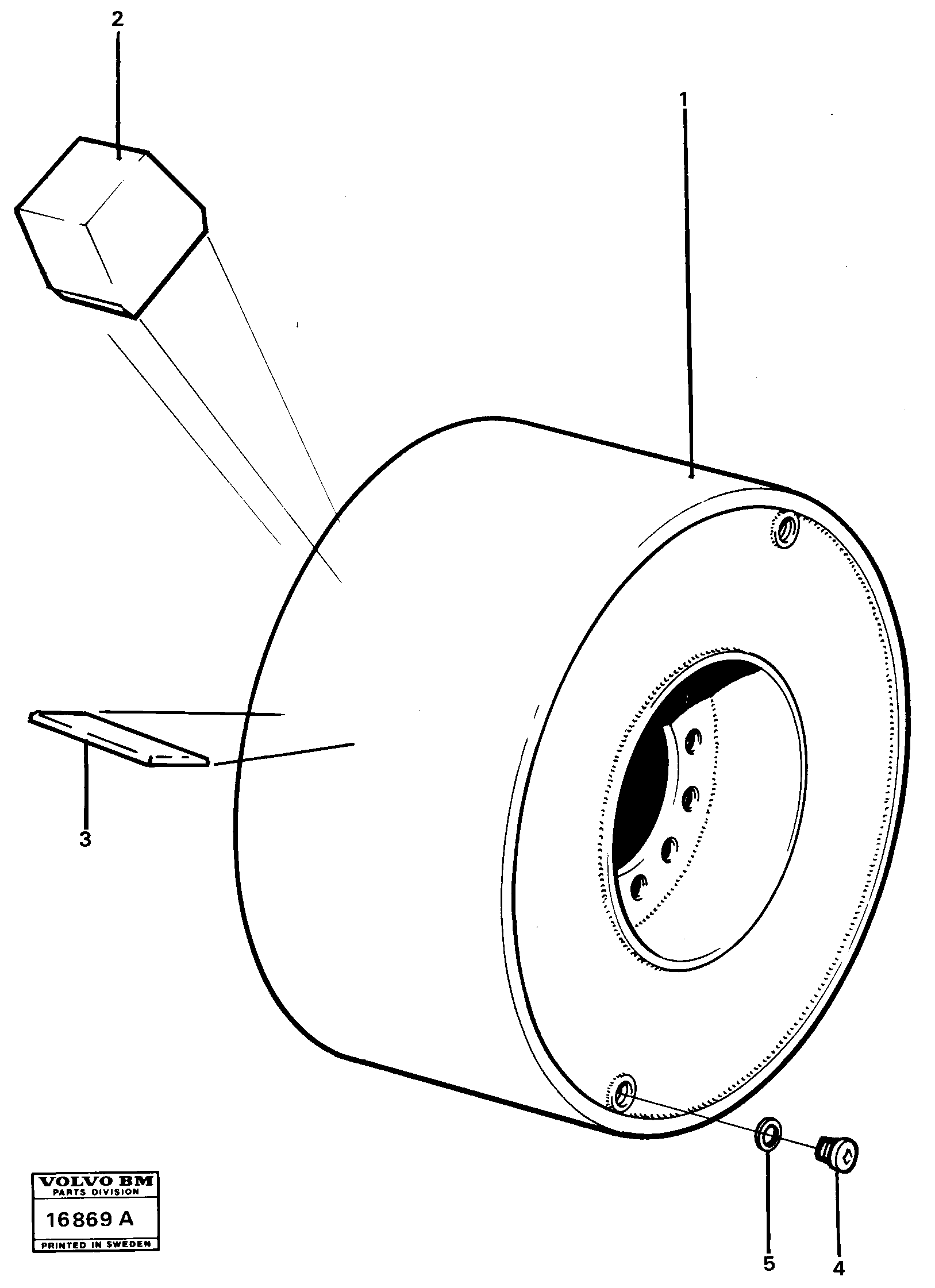 Схема запчастей Volvo 4400 4400 - 11440 Compaktor wheels 98440, 99283 