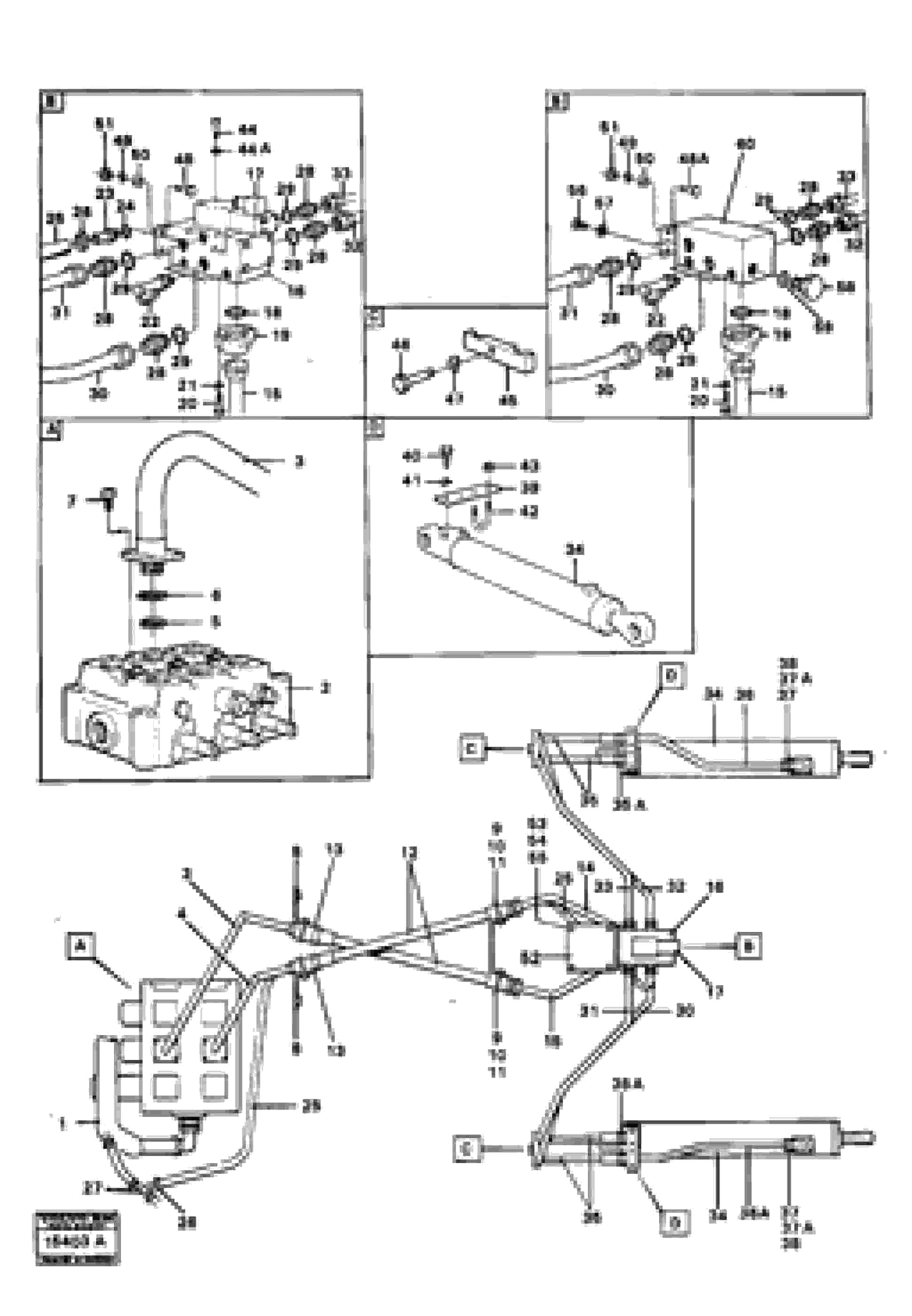 Схема запчастей Volvo 4400 4400 - 92003 Tilting system 