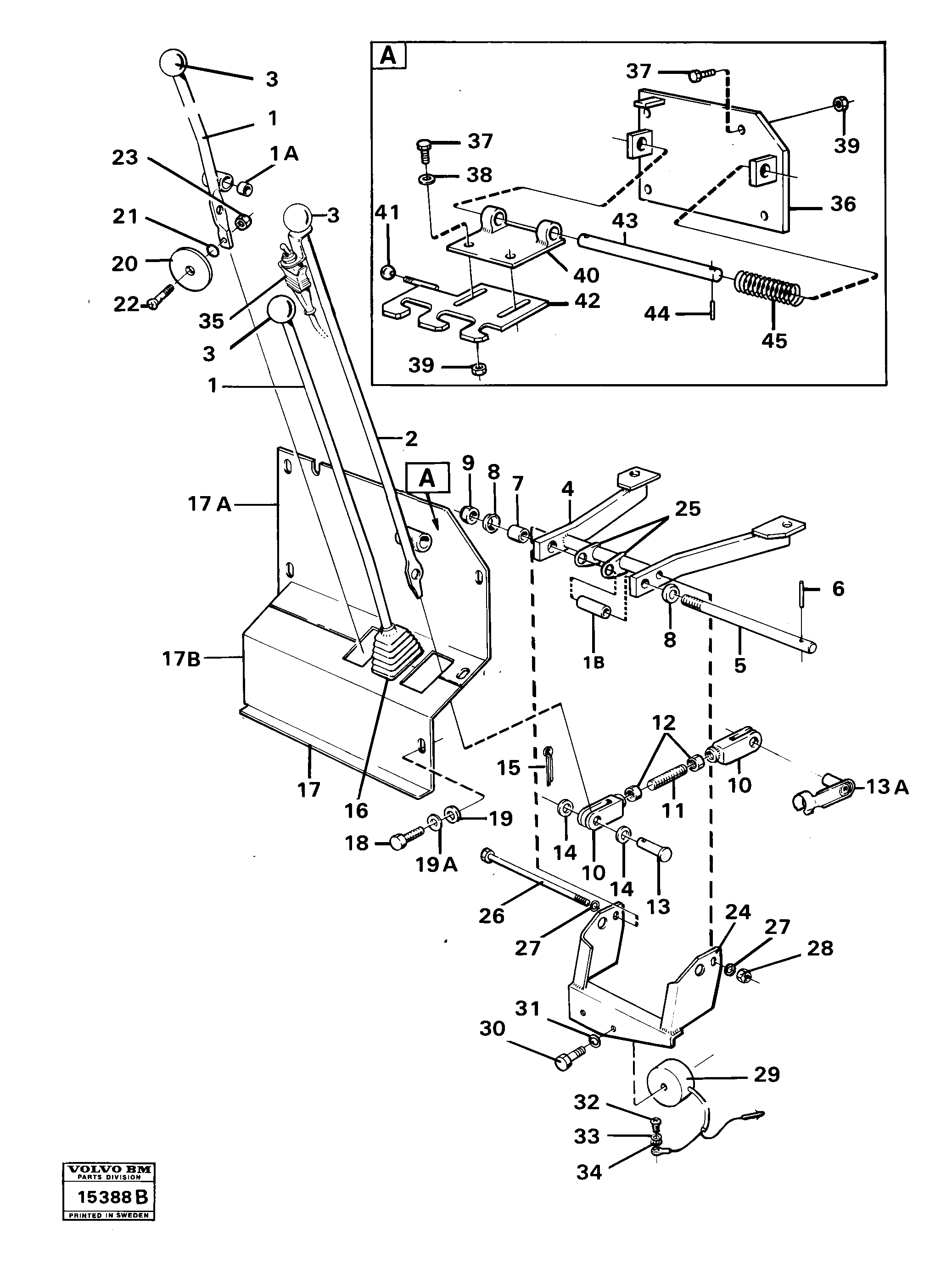 Схема запчастей Volvo 4400 4400 - 99355 Controls 