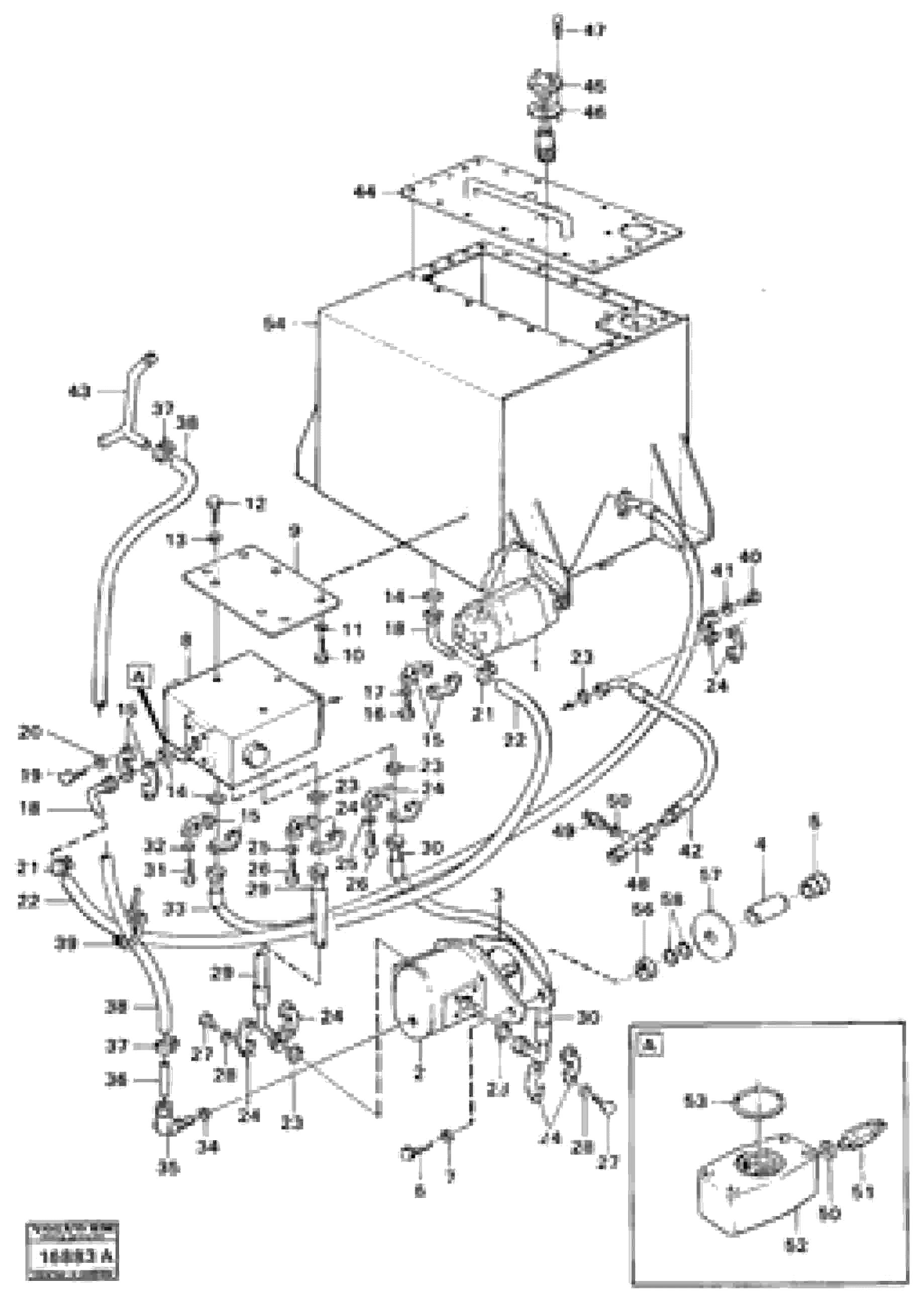 Схема запчастей Volvo 4500 4500 - 85848 Emergency steering equipment 99167,99066 