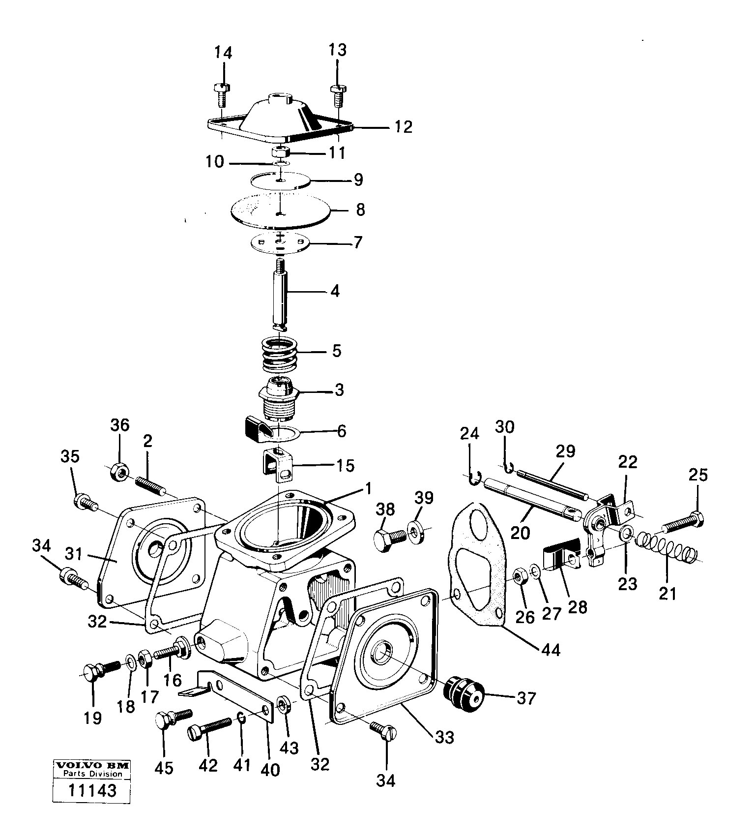 Схема запчастей Volvo 4600 4600 - 15586 Smoke limiter 