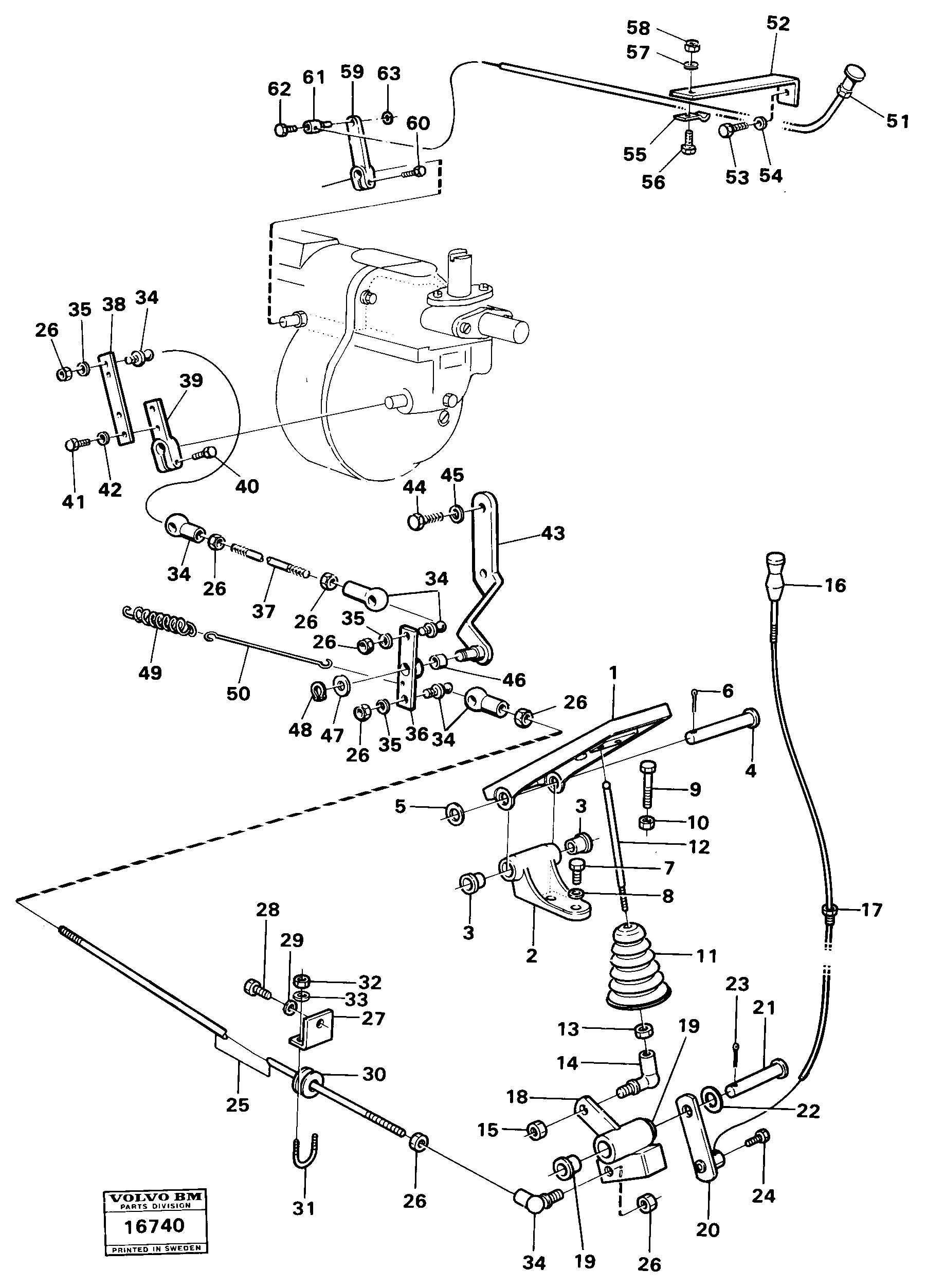 Схема запчастей Volvo 4600 4600 - 2287 Regulator control 